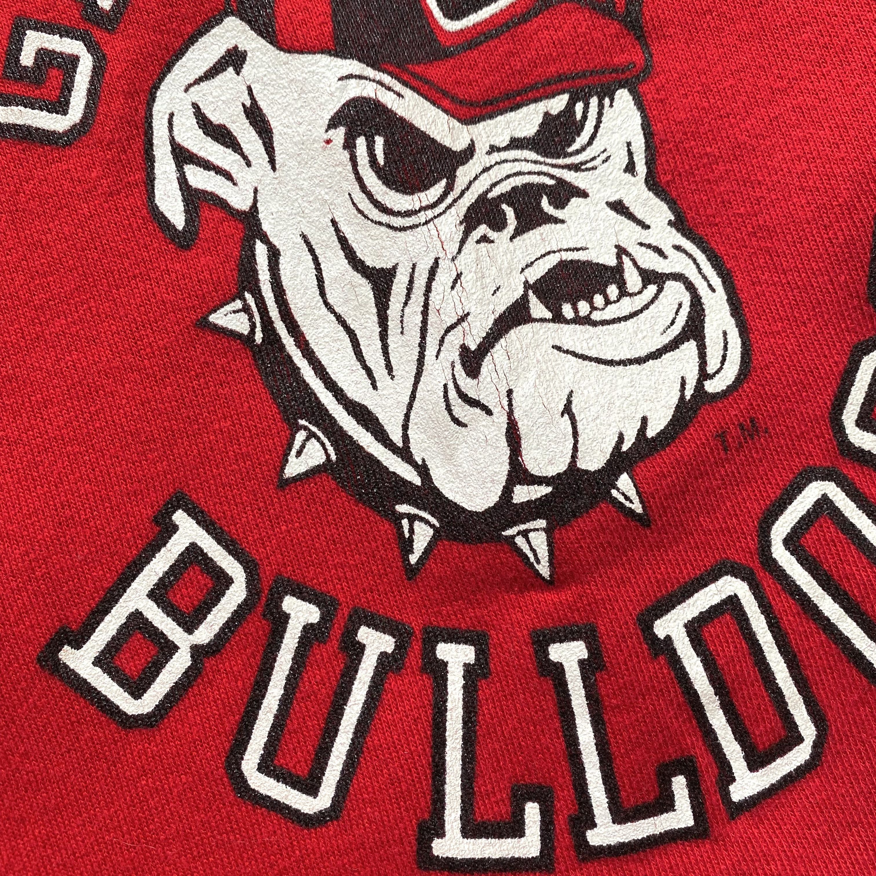 Russell Athletic 🐶Vintage 80s USA Georgia Bulldogs College Sweatshirt Size US S / EU 44-46 / 1 - 4 Thumbnail