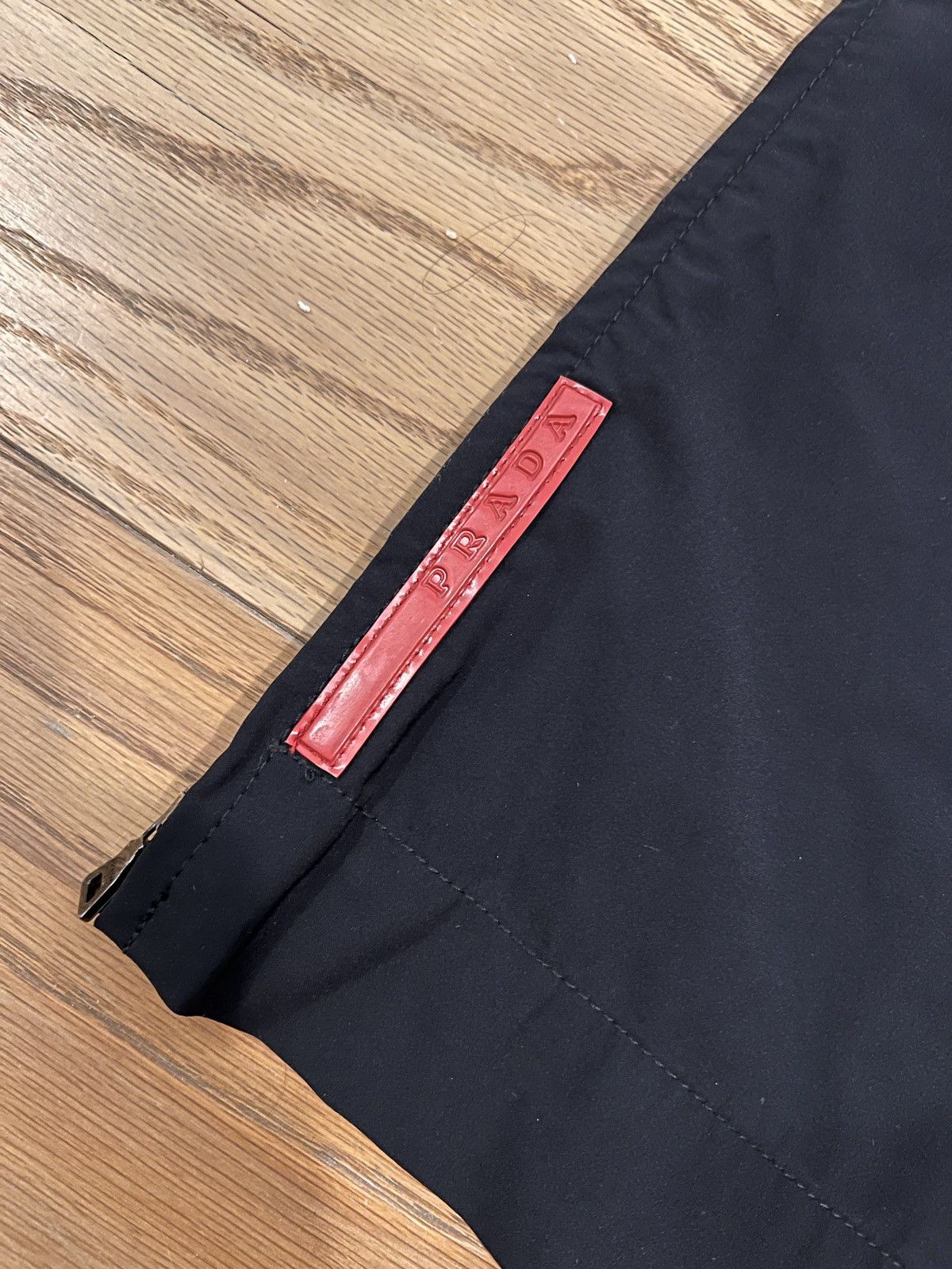 Prada Prada Sport Linea Rossa Black Pants Size US 36 / EU 52 - 2 Thumbnail