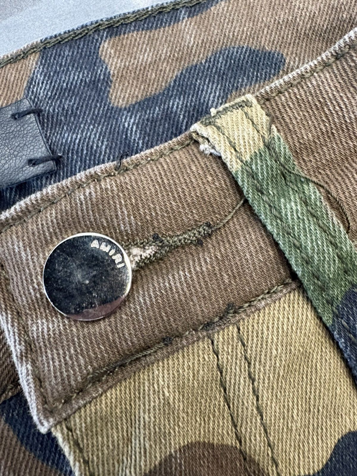 Amiri Amiri Art Patch Bandana Camo Jeans Size 28 Moto Size US 28 / EU 44 - 3 Thumbnail