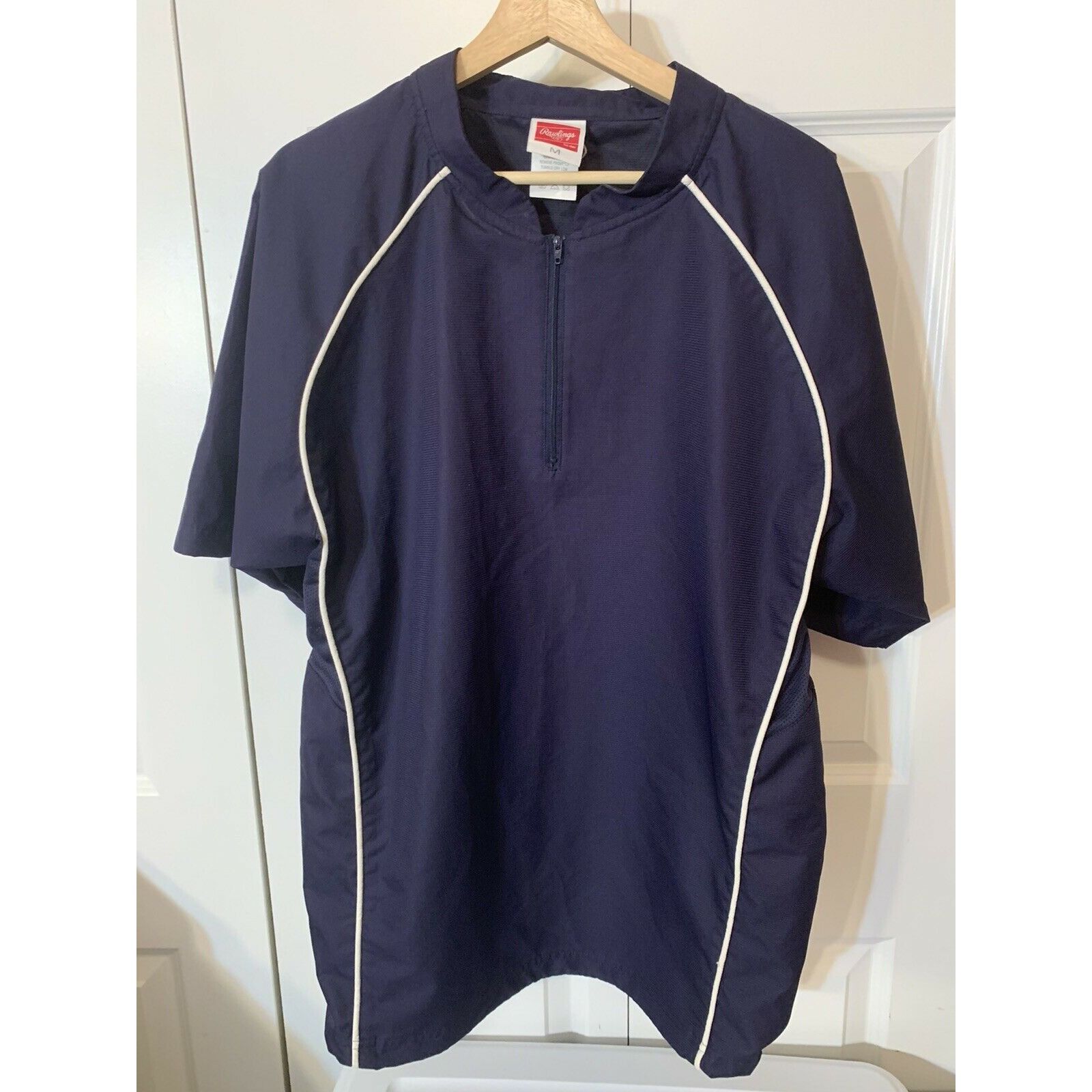 Other Rawlings 1/4 Zip Men’s Sz M Windbreaker Pullover T Shirt Blu Size US M / EU 48-50 / 2 - 1 Thumbnail