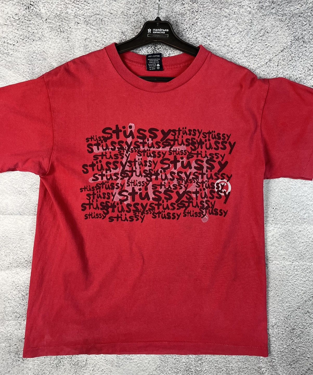 Stussy Vintage stussy multi logo T-shirt Y2K Size US M / EU 48-50 / 2 - 4 Thumbnail
