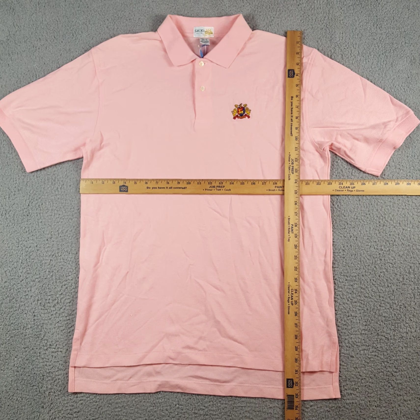 Izod VINTAGE IZOD Golf Club Polo Shirt Men L Pink Collared Short Sleeve Pullover 90s Preppy Classic Logo Golf Size US L / EU 52-54 / 3 - 7 Thumbnail