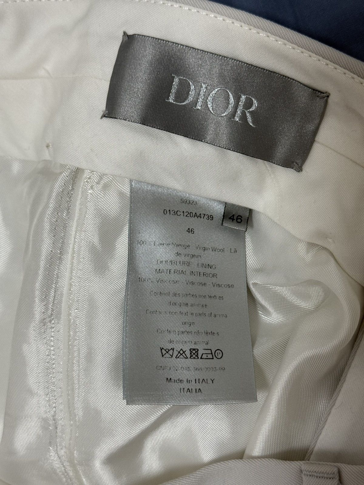 Daniel Arsham × Dior Dior ecru wool suit 44 / 46 Size 44R - 11 Thumbnail