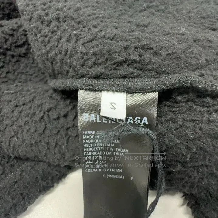 Balenciaga Balenciaga Black Hooded Bear Fleece Sweatshirt. Size US S / EU 44-46 / 1 - 3 Thumbnail