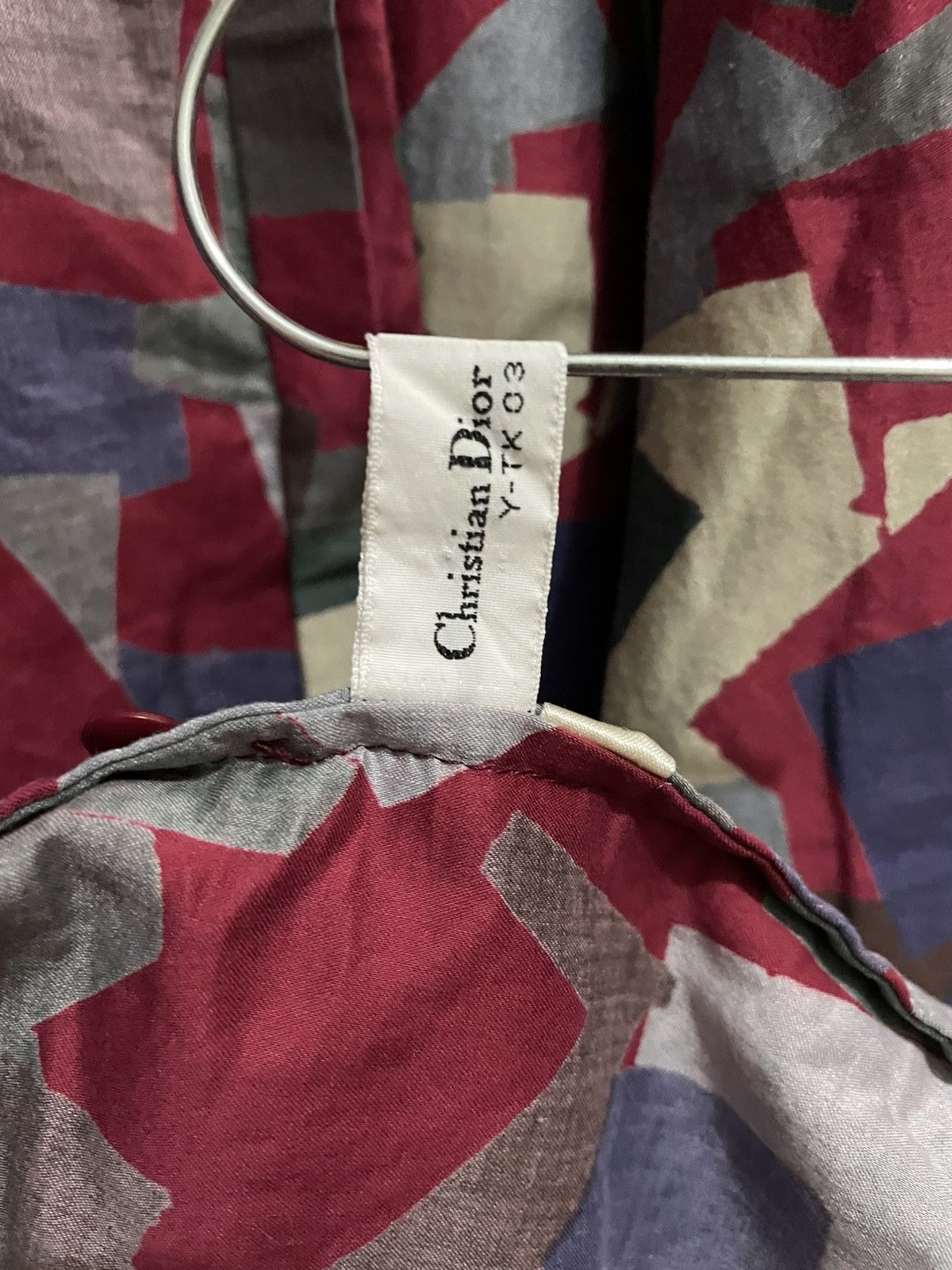 Dior CHRISTIAN DIOR MULTI COLOR BLOUSE / LONG SLEEVES SHIRT Size M / US 6-8 / IT 42-44 - 8 Thumbnail