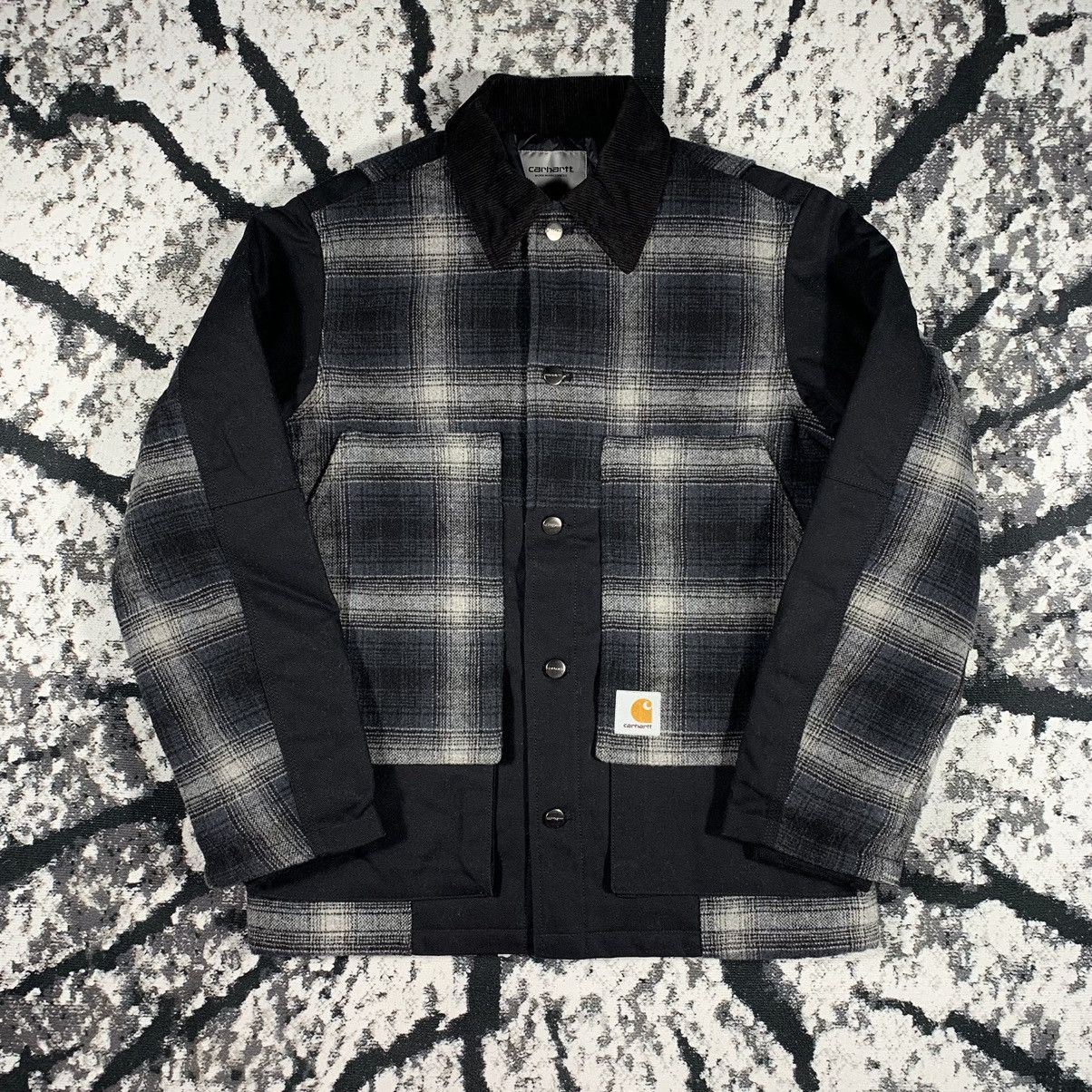 Carhartt × Vintage CARHARTT HIGHLAND JACKET DENIM WOOL AMERICAN STYLE Size US S / EU 44-46 / 1 - 3 Thumbnail