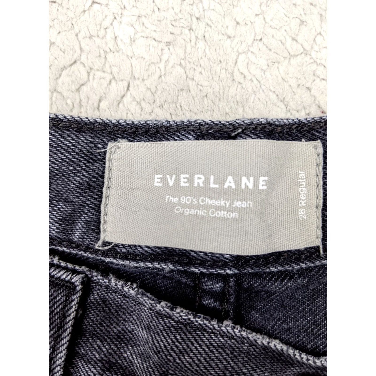Everlane Everlane 90s Cheeky Jean Womens Gray Denim Button Fly Tapered Jeans Size 24" / US 00 / IT 34 - 5 Thumbnail