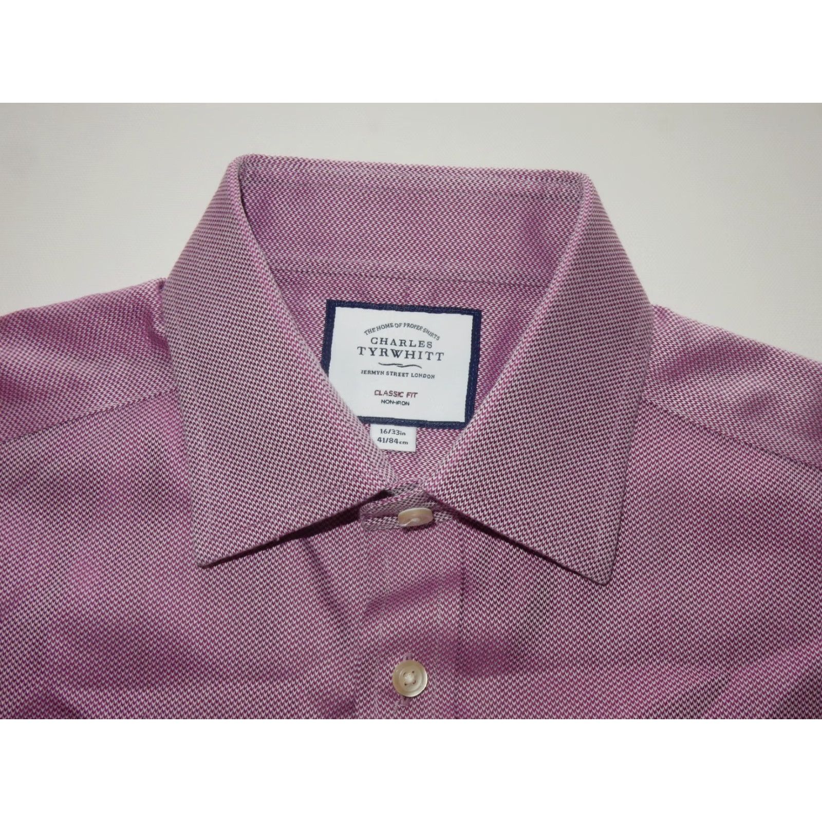 Charles Tyrwhitt Charles Tyrwhitt Men's Dress Shirt Size 16-33 Size 42R - 2 Thumbnail