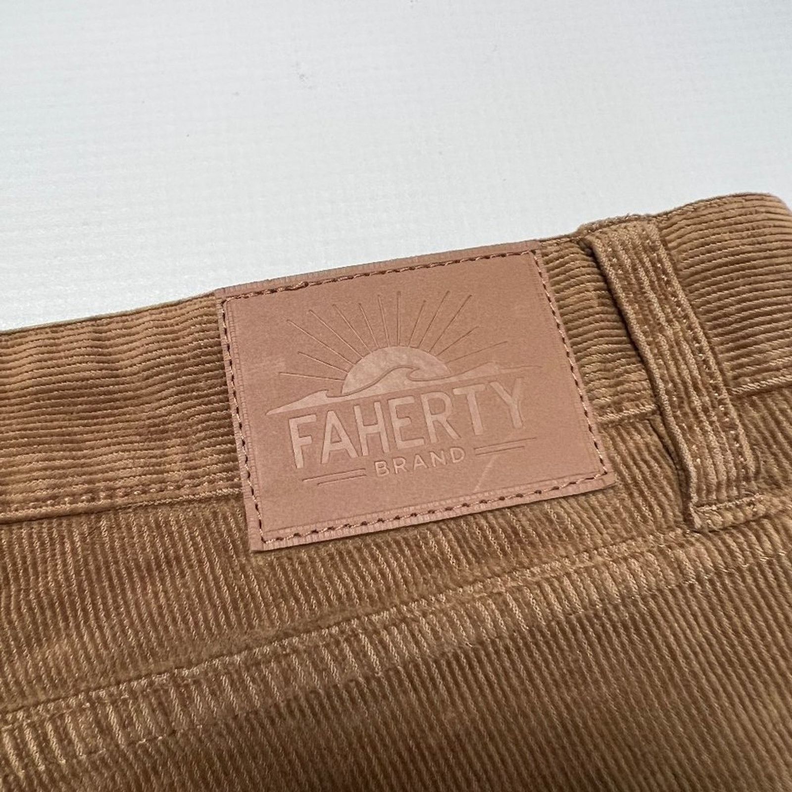 Faherty Faherty Stretch Corduroy 5-Pocket Pant Brown Slim Fit 38x29 Size US 38 / EU 54 - 12 Thumbnail