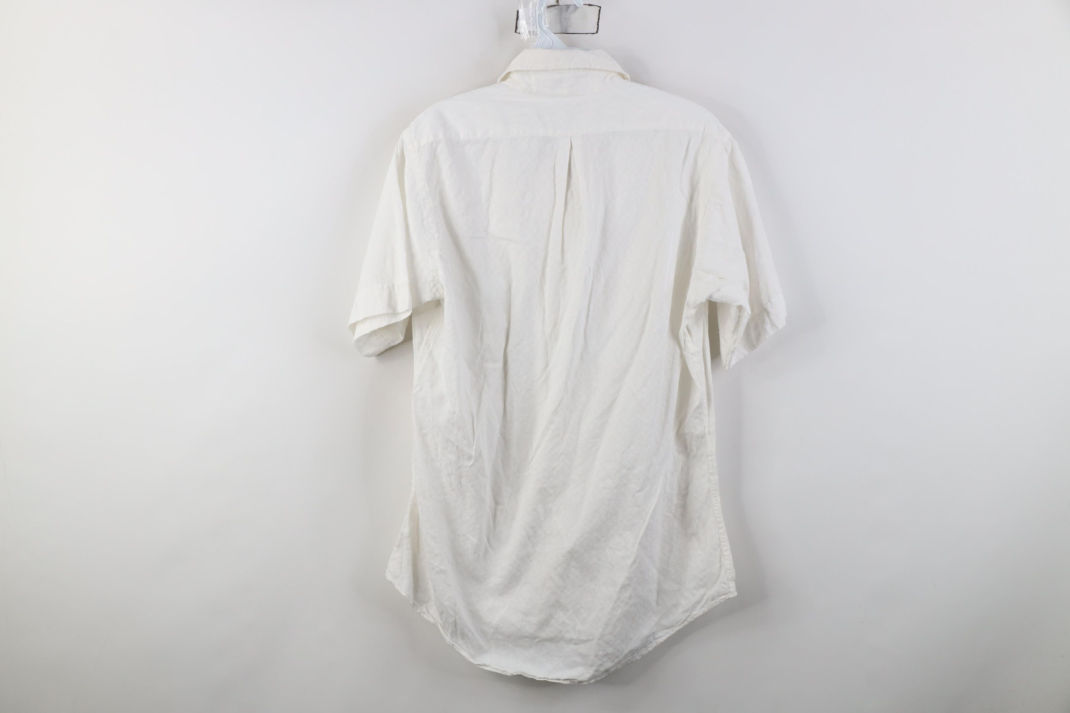 Vintage Vintage 50s Diamond Short Sleeve Collared Button Shirt USA Size US M / EU 48-50 / 2 - 9 Thumbnail
