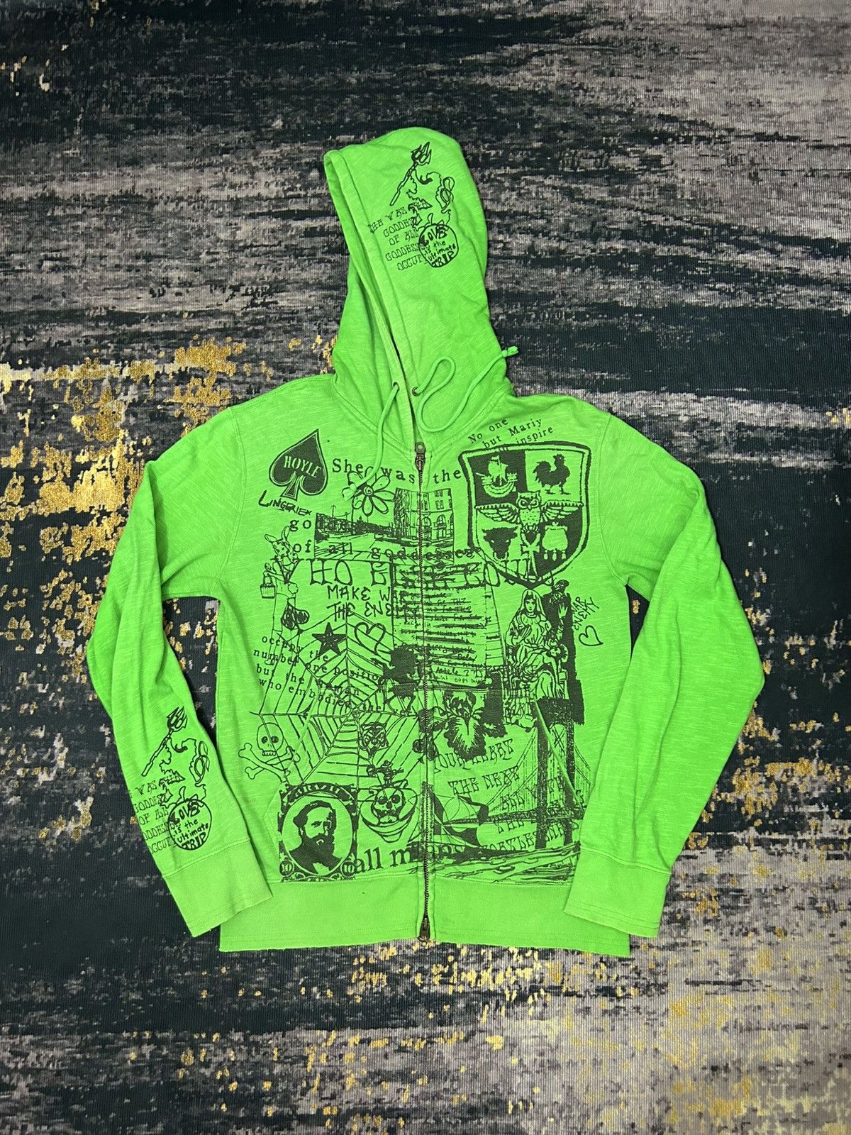 Beams Plus Beams AOP Porm Zip Hoodie Size US S / EU 44-46 / 1 - 1 Thumbnail