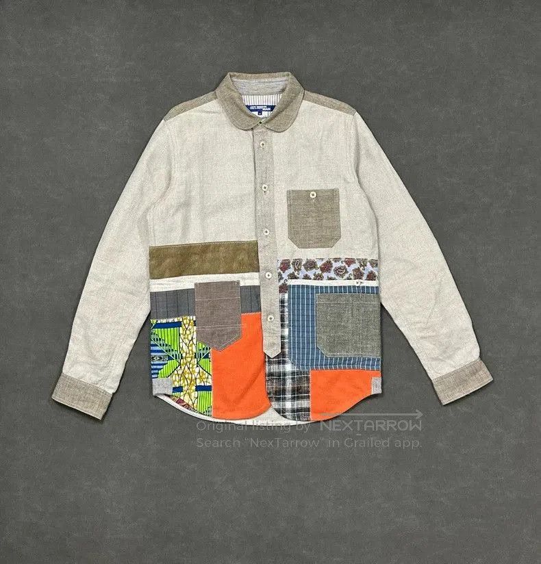 Junya Watanabe Junya Watanabe Patchwork Cotton-Linen Jacket. Size US M / EU 48-50 / 2 - 1 Thumbnail