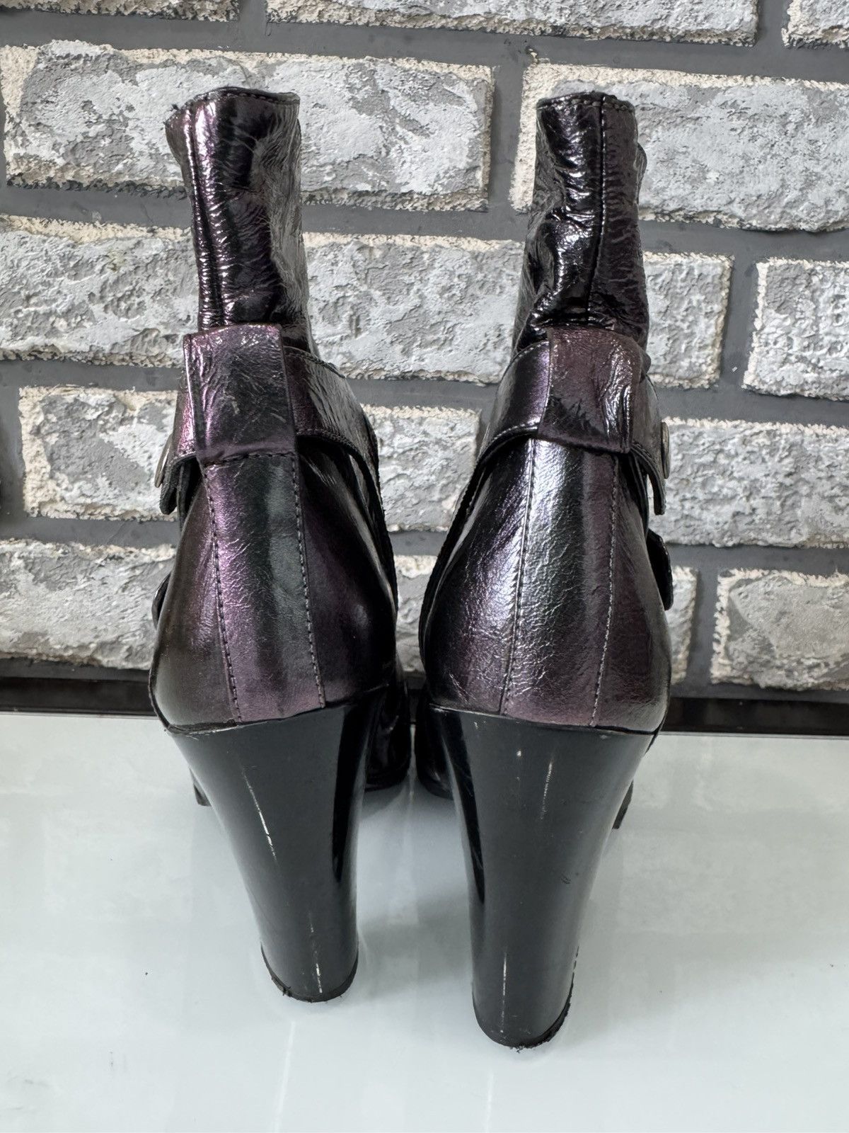 Manolo Blahnik Leather Shoes Chameleon Size 39 Manolo Blahnik Size US 8 / IT 38 - 8 Thumbnail