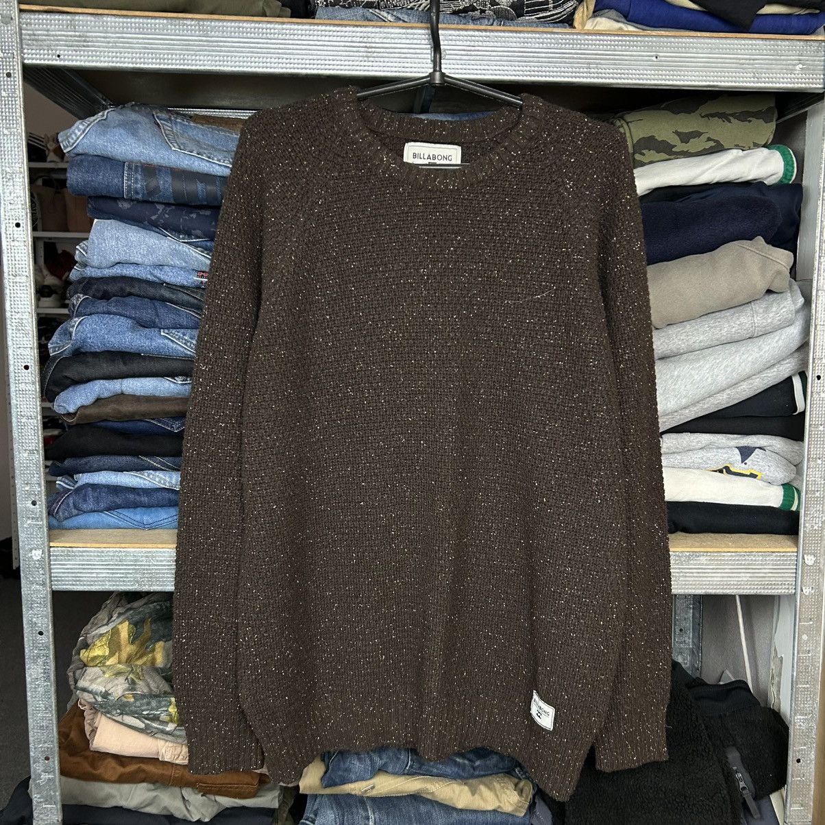 Billabong Mens Billabong small logo basic knitted sweater Size US M / EU 48-50 / 2 - 1 Thumbnail