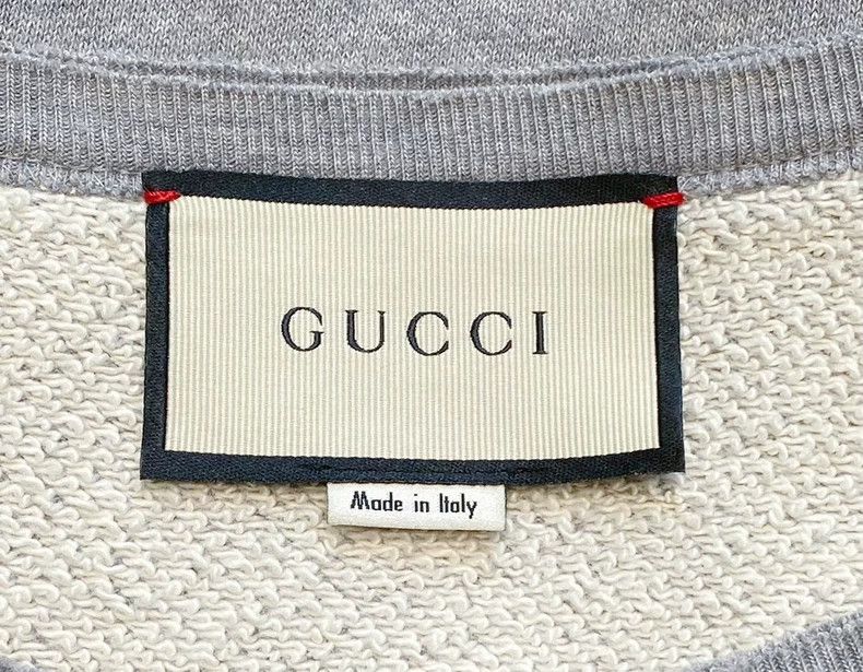 Gucci Gucci Gray Planet Embroidered Sweatshirt 2502-Nextarrow Size US S / EU 44-46 / 1 - 5 Thumbnail