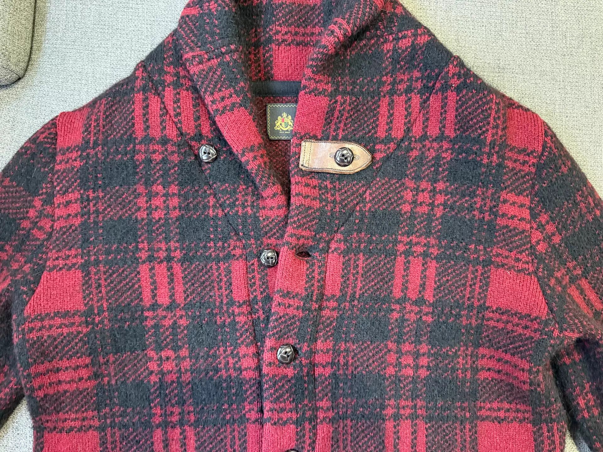 Old Joe Old Joe Shawl Collar Mohair Wool Sweater 38 Mint Size US M / EU 48-50 / 2 - 3 Thumbnail
