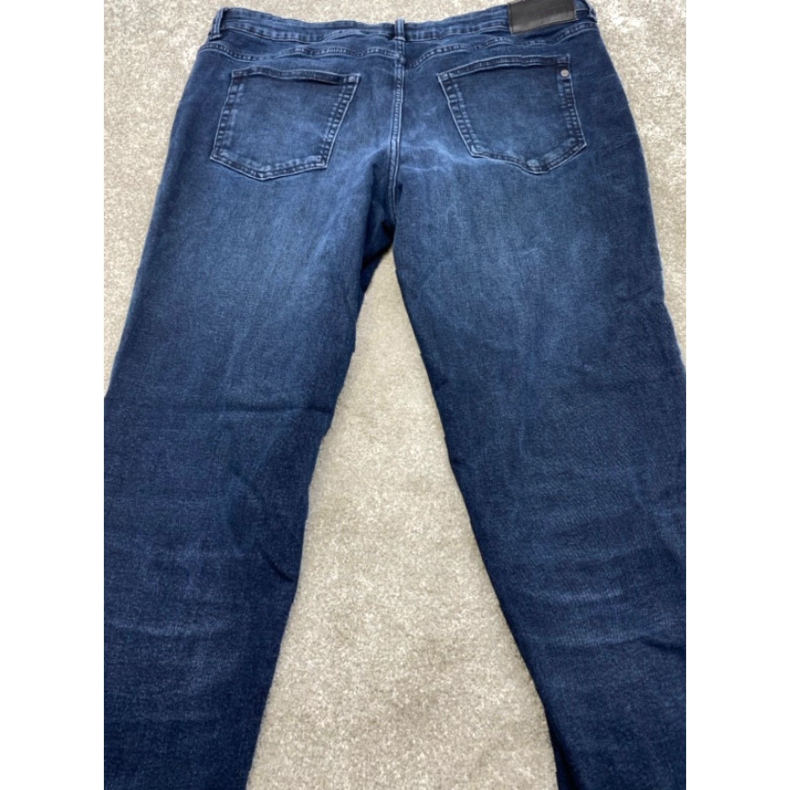 DKNY DKNY Jeans Men 36X30 Blue Denim Slim Fit Straight Leg Stretch 5348 Regular 5-Pocket Design Mens Clothing Jeans Size US 36 / EU 52 - 7 Thumbnail