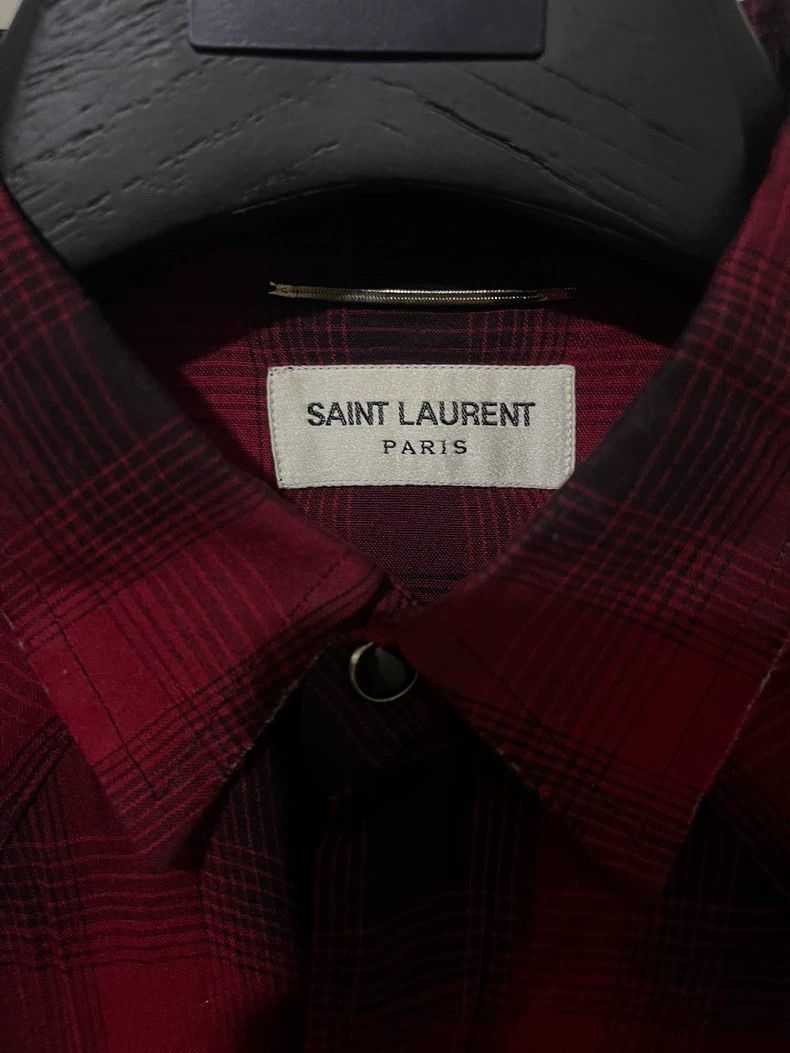 Saint Laurent Paris saint Laurent paris16SS Genuine Cat's Eye Black and Red Pl Size US XS / EU 42 / 0 - 4 Thumbnail