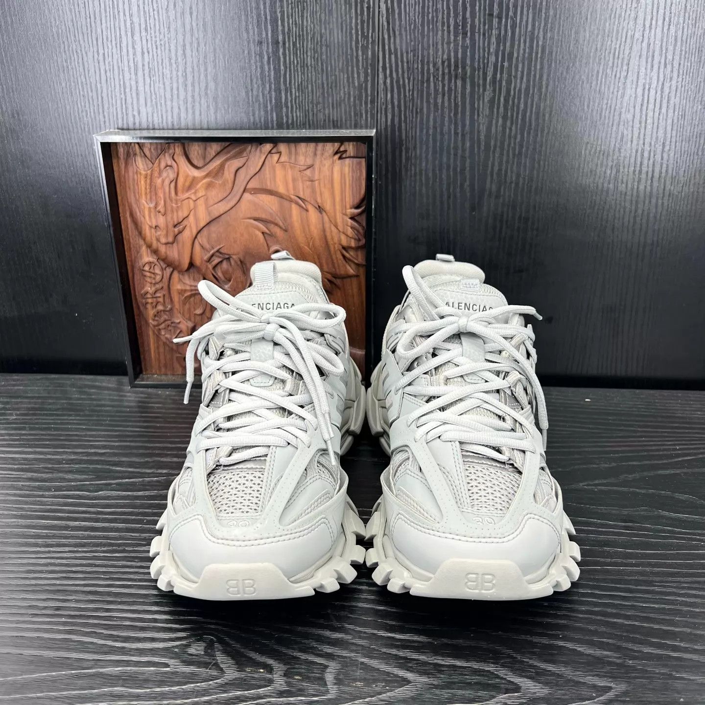 Balenciaga Balenciaga Track Gray 39 Like New Original Box Size US 6 / IT 36 - 4 Thumbnail