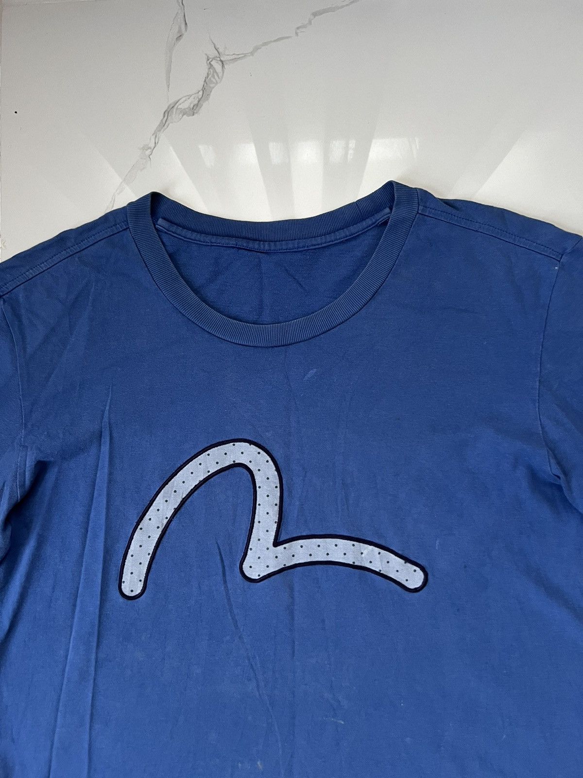Evisu × Vintage 90’s EVISU RARE BIG LOGO TEE JAPANESE Size US S / EU 44-46 / 1 - 3 Thumbnail