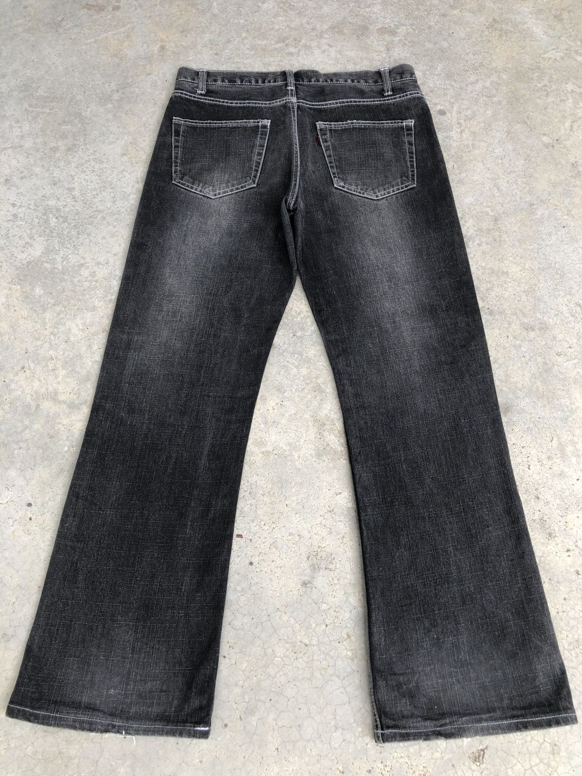 If Six Was Nine Freebeat Flared Jeans Distressed Jeans Size US 33 - 2 Thumbnail