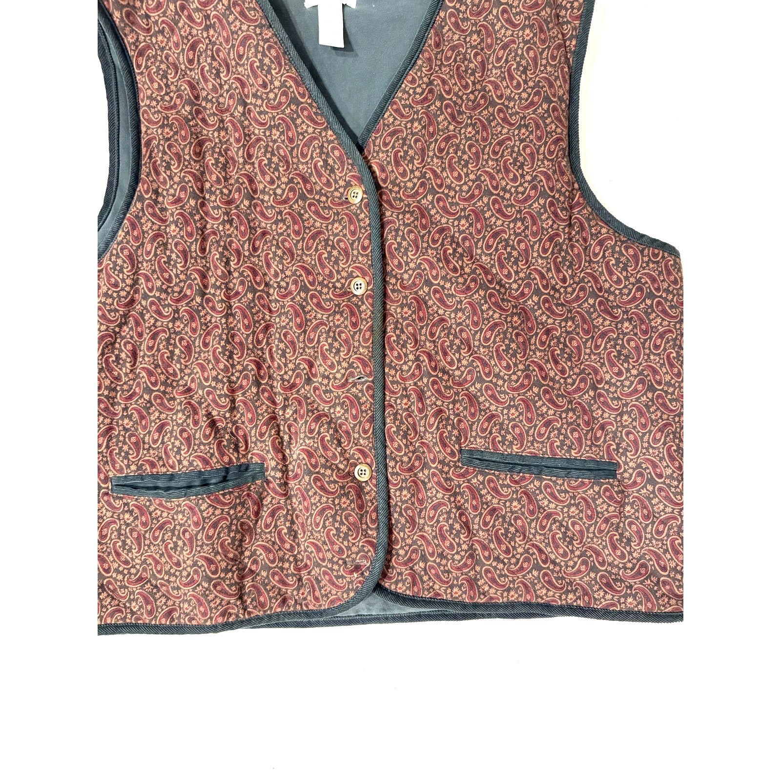 Jones New York Vintage 90s Jones New York Sport Vest Womens 3X Paisley Size 3XL / US 20-22 - 4 Thumbnail