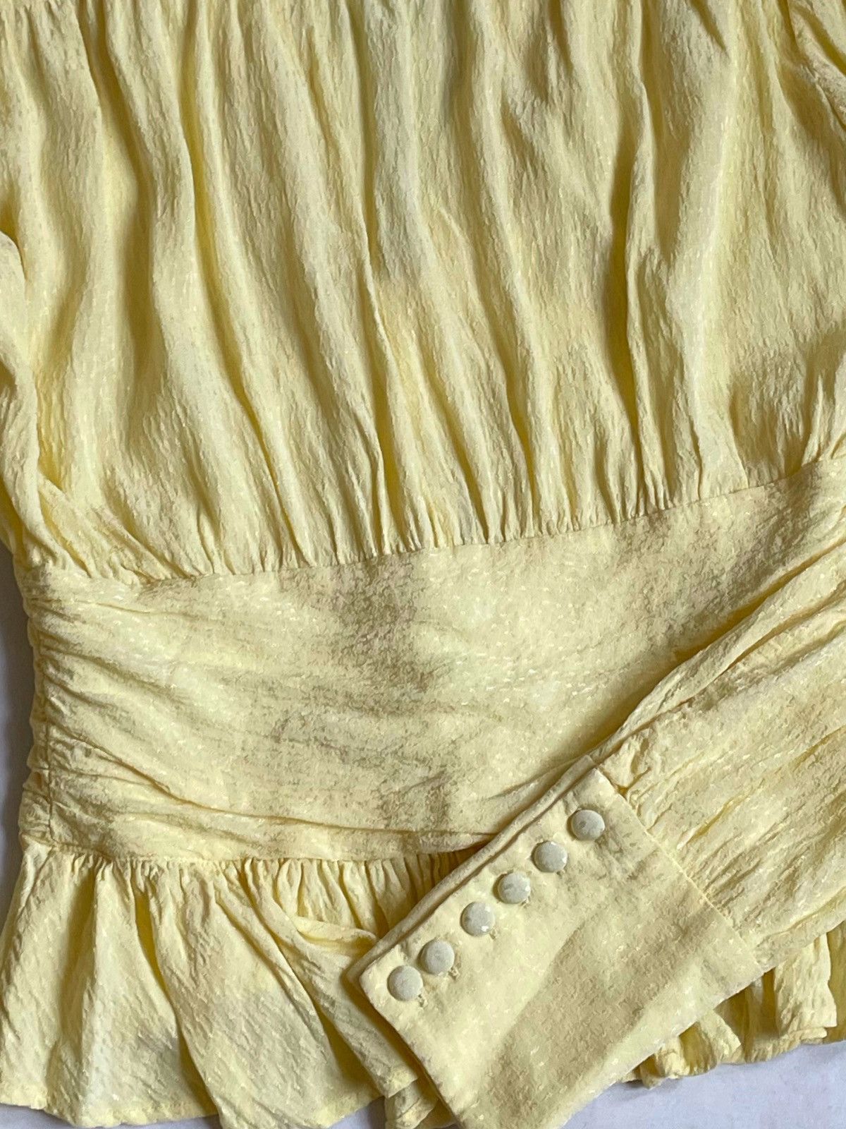 ROTATE Rotate Birger Christensen Yellow blouse Size XS / US 0-2 / IT 36-38 - 4 Thumbnail