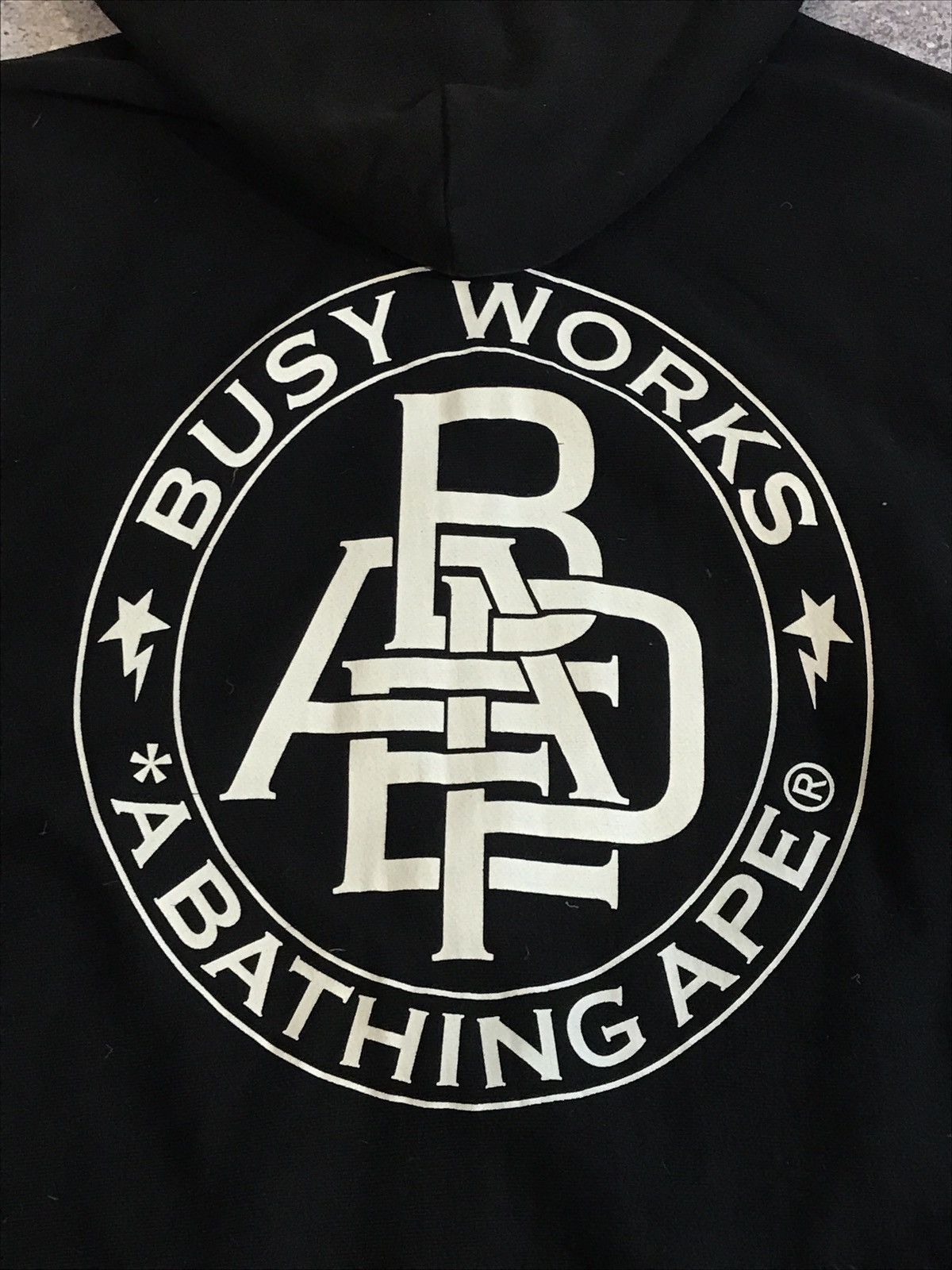 Bape × Nigo Busy Works Full Zip Hoodie Size US M / EU 48-50 / 2 - 7 Thumbnail