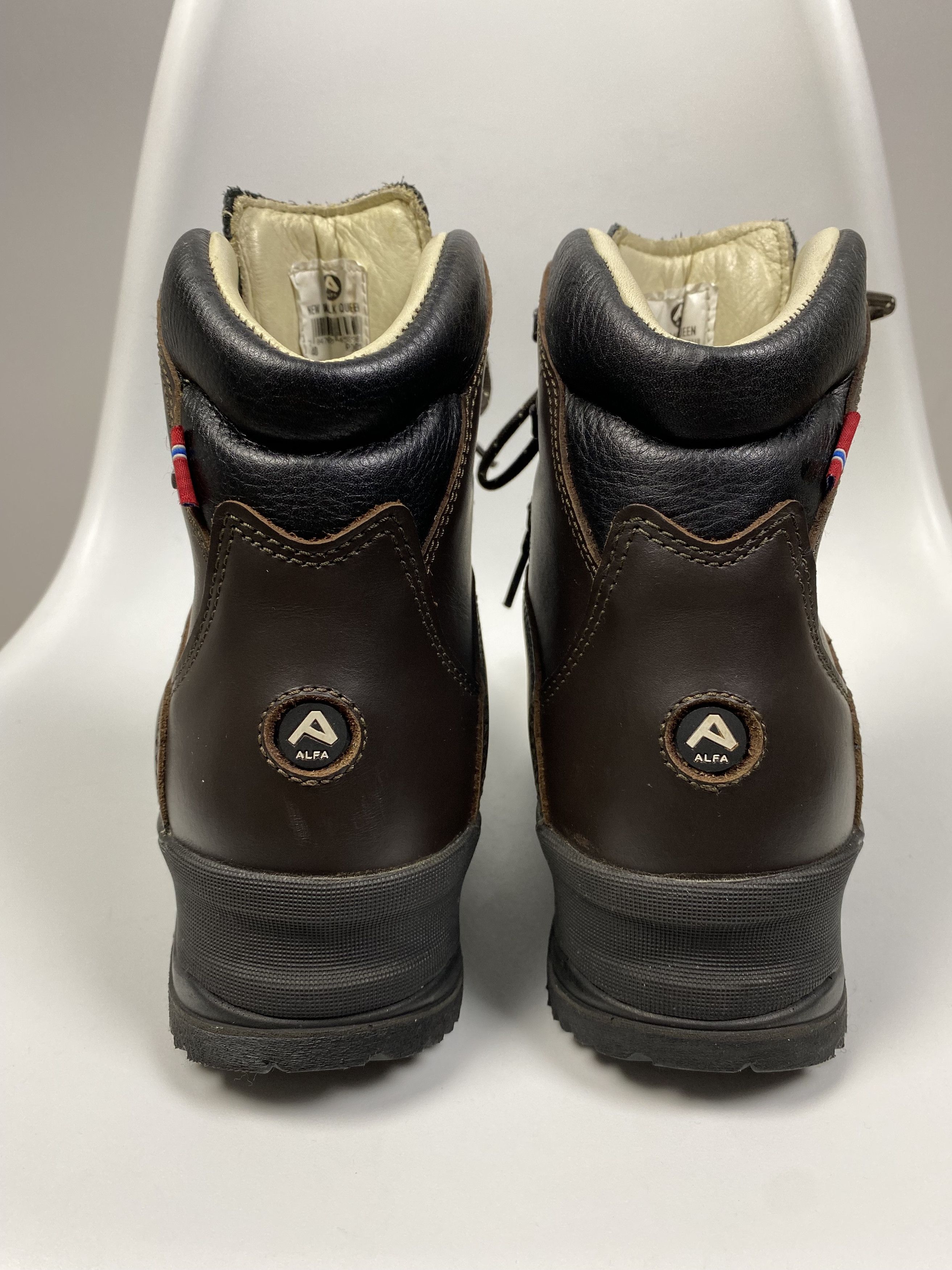 Other Alpha New Walk Queen Genuine Leather Hiking Boots size 40 Size US 7.5 / EU 40-41 - 3 Thumbnail