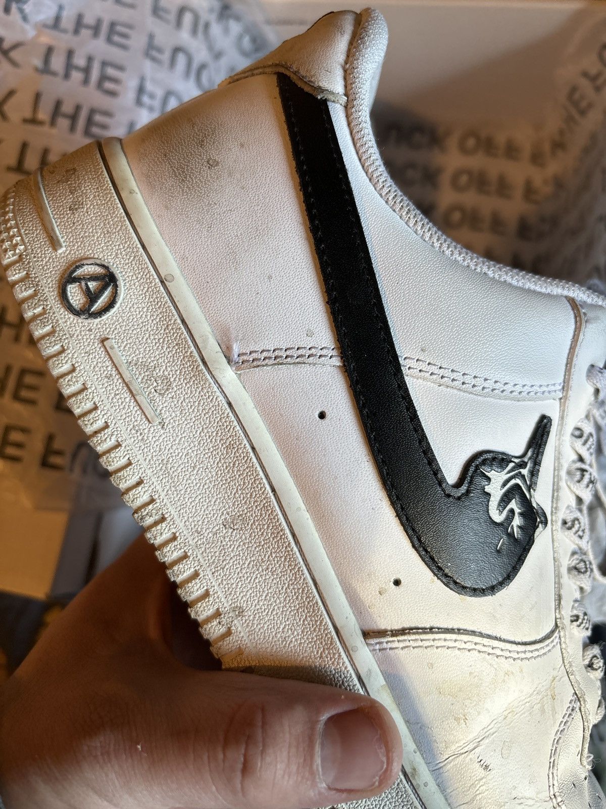 ineverheardofyou F*ck off AF1 Size US 11 / EU 44 - 5 Thumbnail