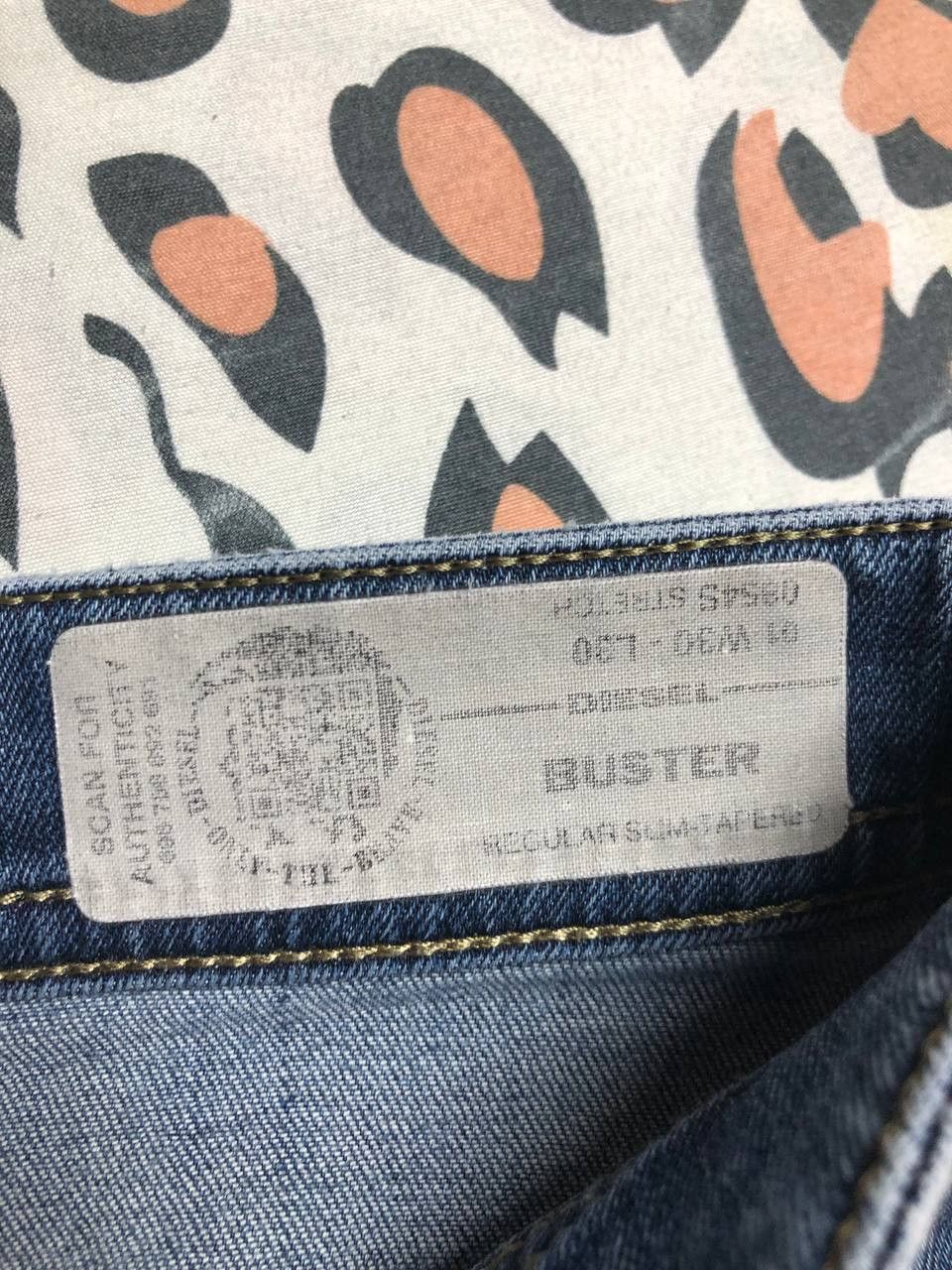Diesel × Japanese Brand Diesel Industry Wide-Leg Logo Y2K Baggy Denim Jeans Size US 34 / EU 50 - 2 Thumbnail