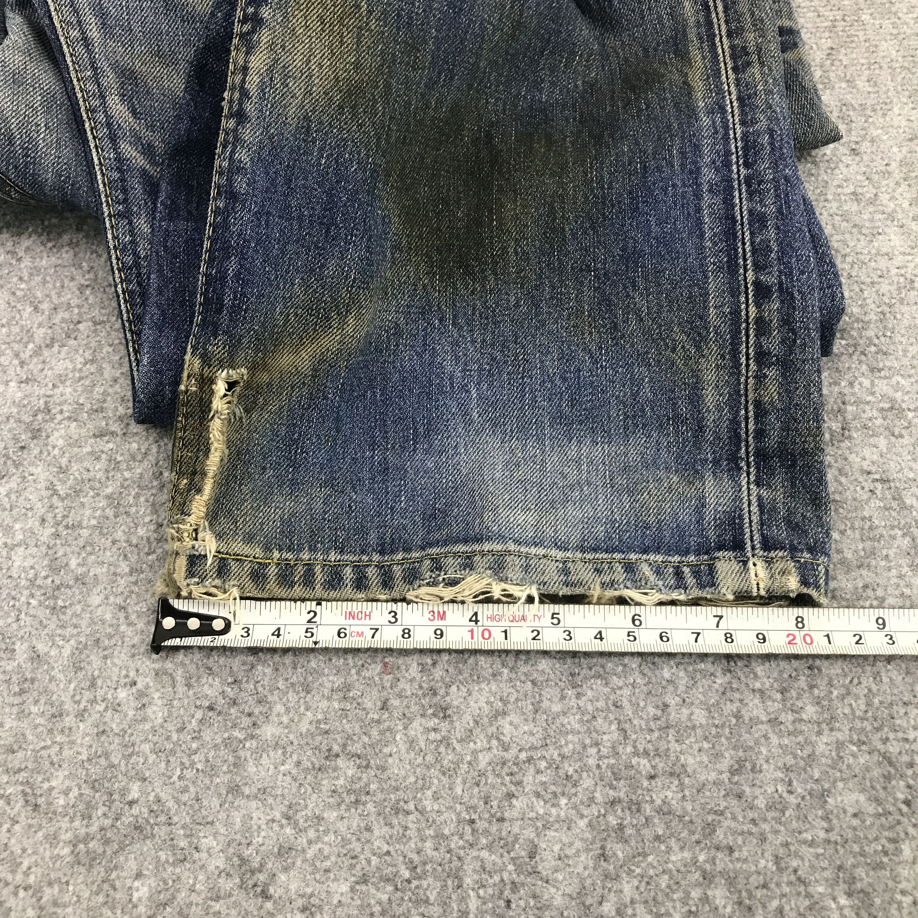 Lee DENIM LEE RIDERS DISTRESSED DENIM PANTS Size US 34 / EU 50 - 7 Thumbnail