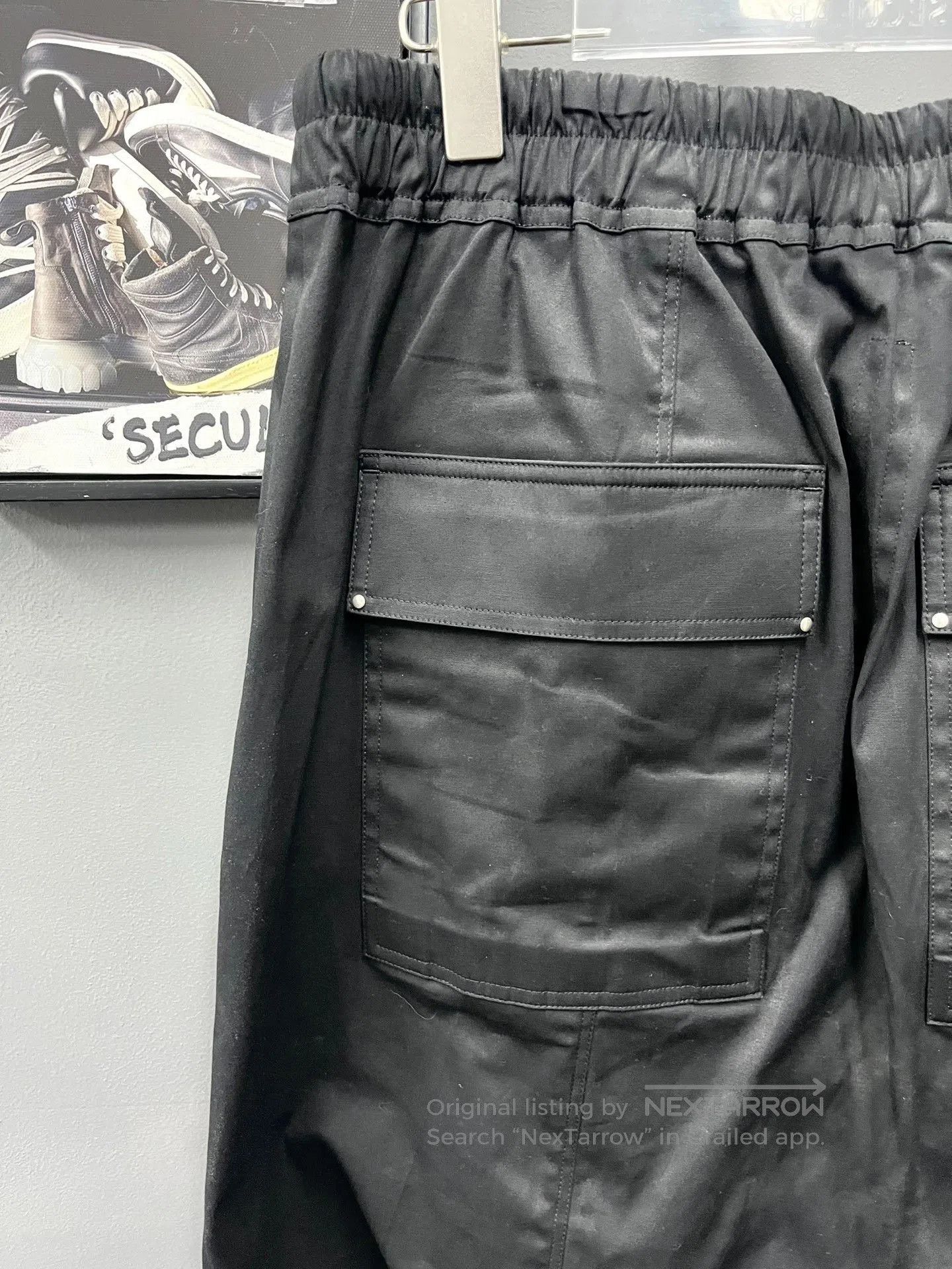 Rick Owens Rick Owens Main Line Cropped Black Pants. Size US 35 - 5 Thumbnail