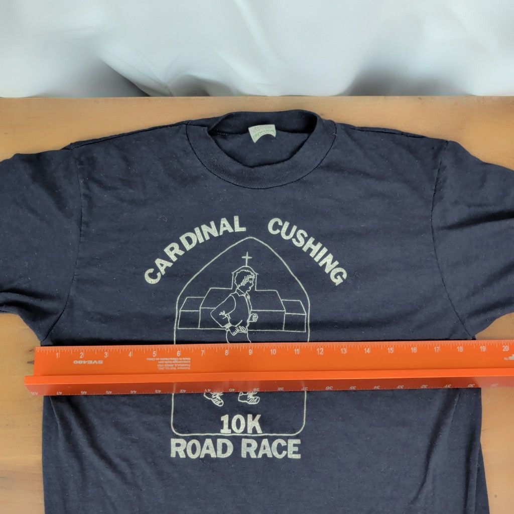 Vintage Vintage Single Stitch Cardinal Cushing Road Race T-Shirt Size US S / EU 44-46 / 1 - 6 Thumbnail