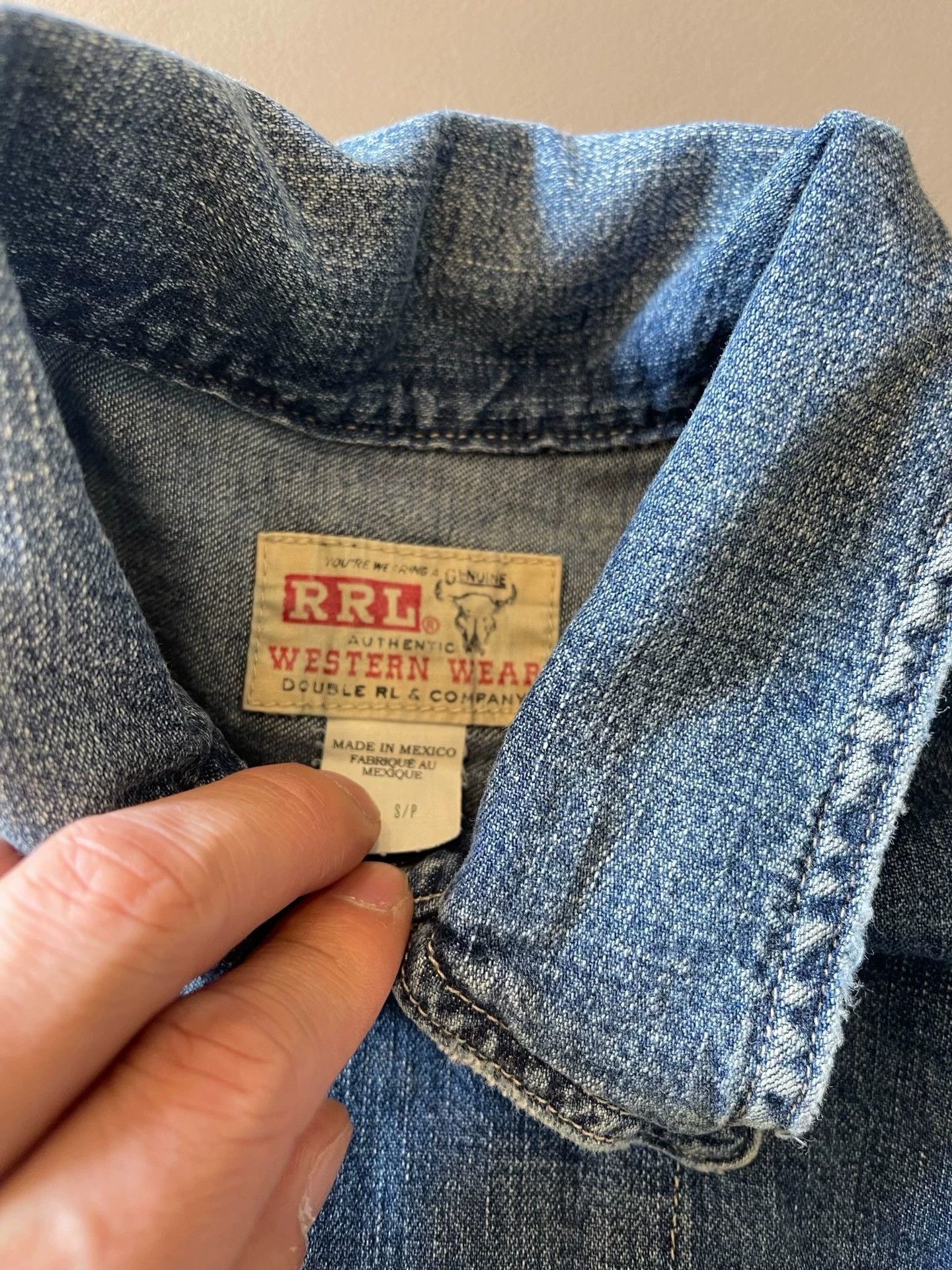 RRL Ralph Lauren RRL Denim Jacket S Vintage New With Tags Soft Lightweight Size US S / EU 44-46 / 1 - 6 Thumbnail