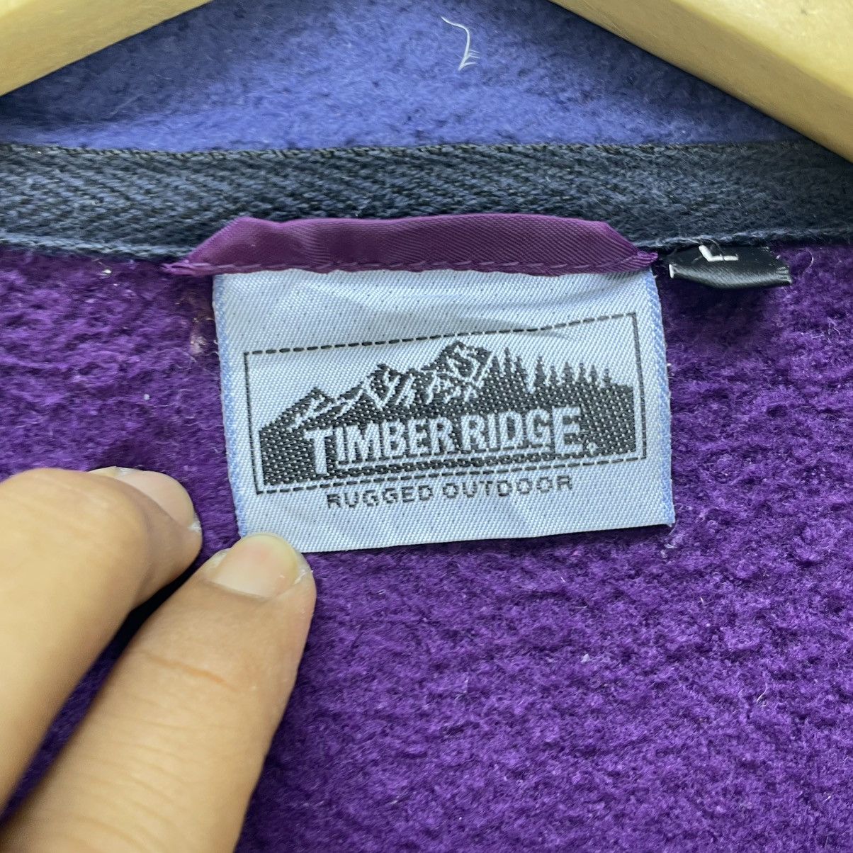 Japanese Brand × Vintage 💥Vintage Japanese Brand Timber Ridge Fleece Jacket Size US M / EU 48-50 / 2 - 5 Thumbnail