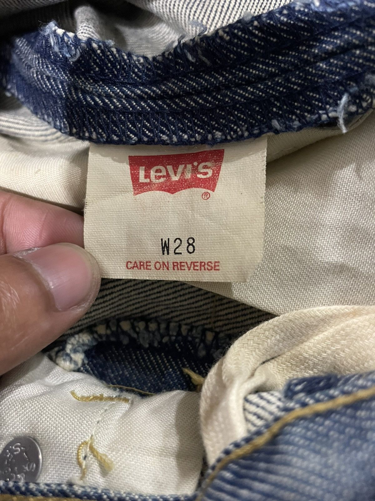 Hi Tec 2000s Levis Engineered Twist Leg Tech Wear Jeans Rusty Denim Size US 40 / EU 56 - 11 Thumbnail