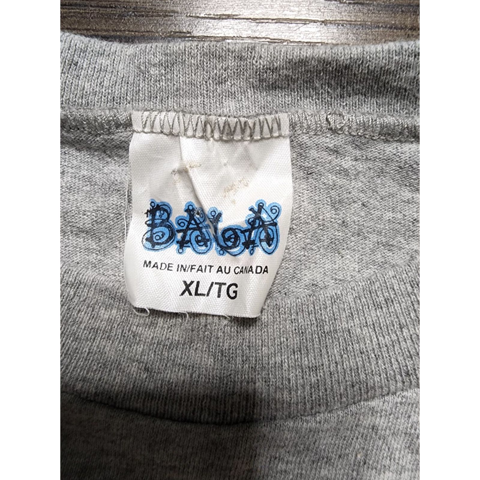 Vintage Vintage Bala Embroidered T Shirt Maple Leaf Niagara Falls Canada Gray XL Mens Size US XL / EU 56 / 4 - 4 Thumbnail