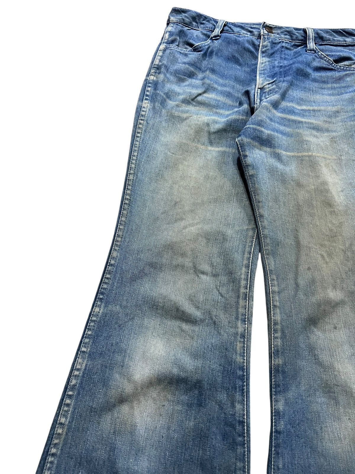 If Six Was Nine Vintage 80’s Bobson Western Flare Mud Wash Denim Size US 28 / EU 44 - 5 Thumbnail