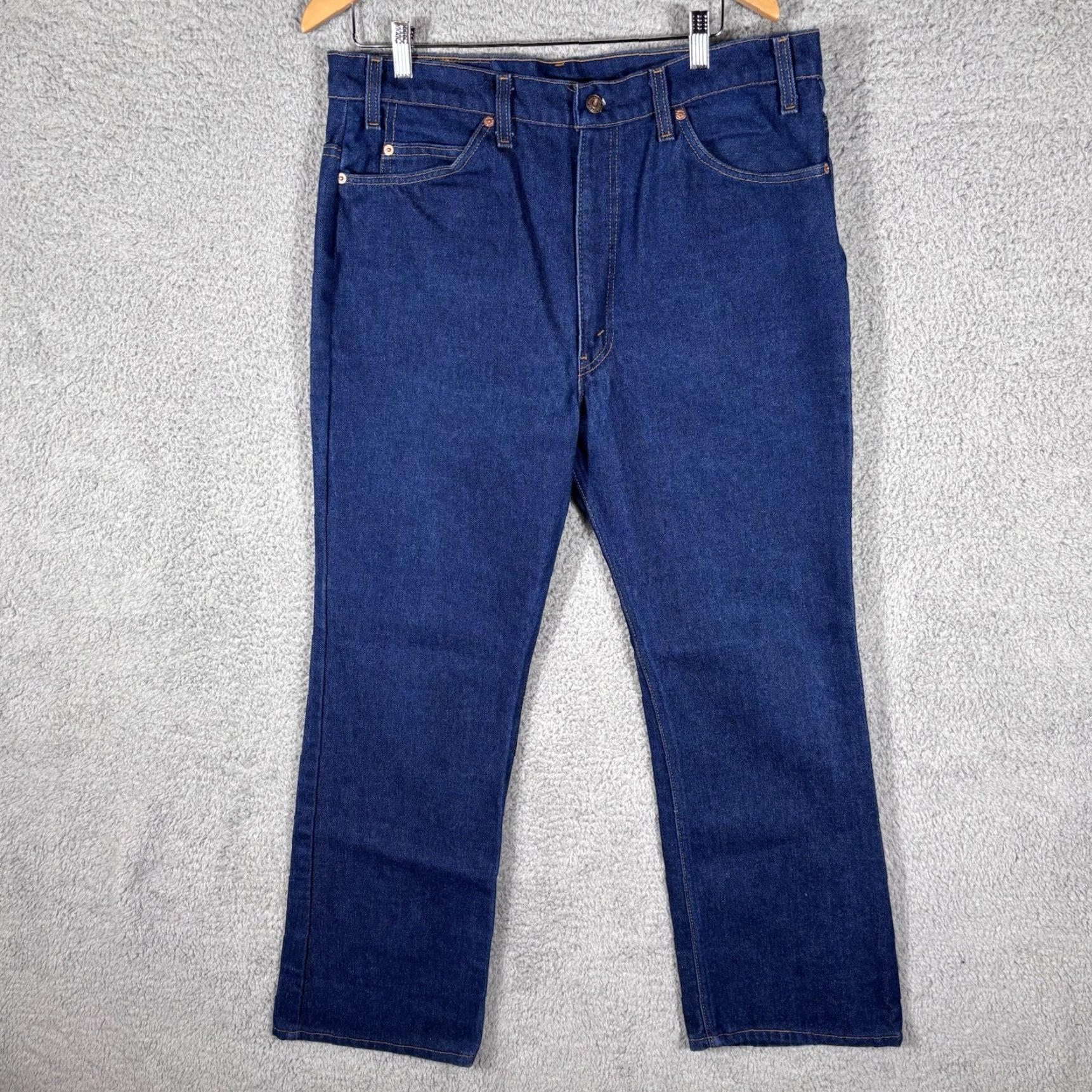 Levi's VINTAGE Levi's Jeans Men's 36x30 Boot Cut Blue Denim Cotton Blend USA 500 Series 516 Regular Inseam 30" Size US 36 / EU 52 - 2 Thumbnail