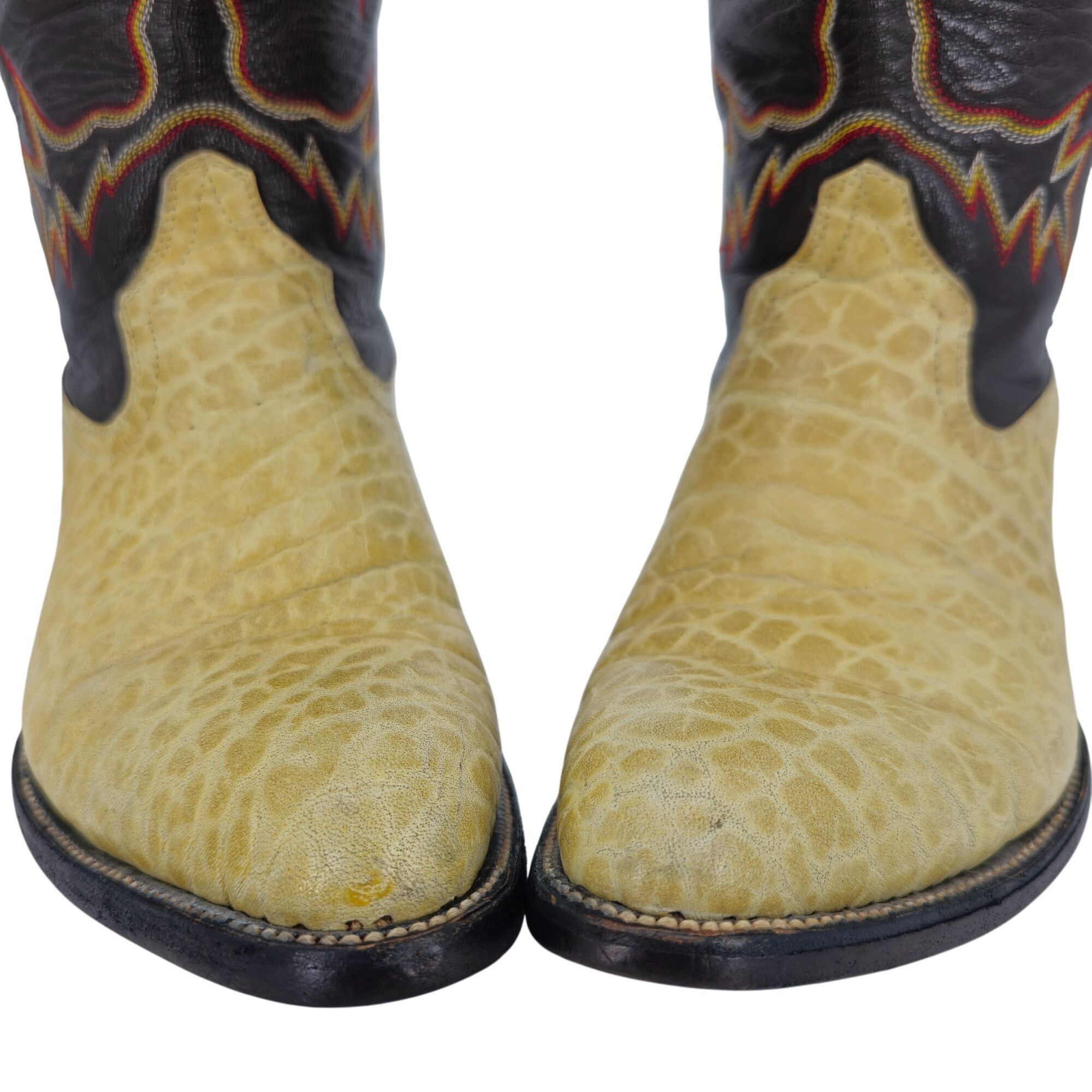 Other Bull Rider Men 9.5 Unique Color Golden Yellow Brown Leather Size US 9.5 / EU 42-43 - 15 Thumbnail