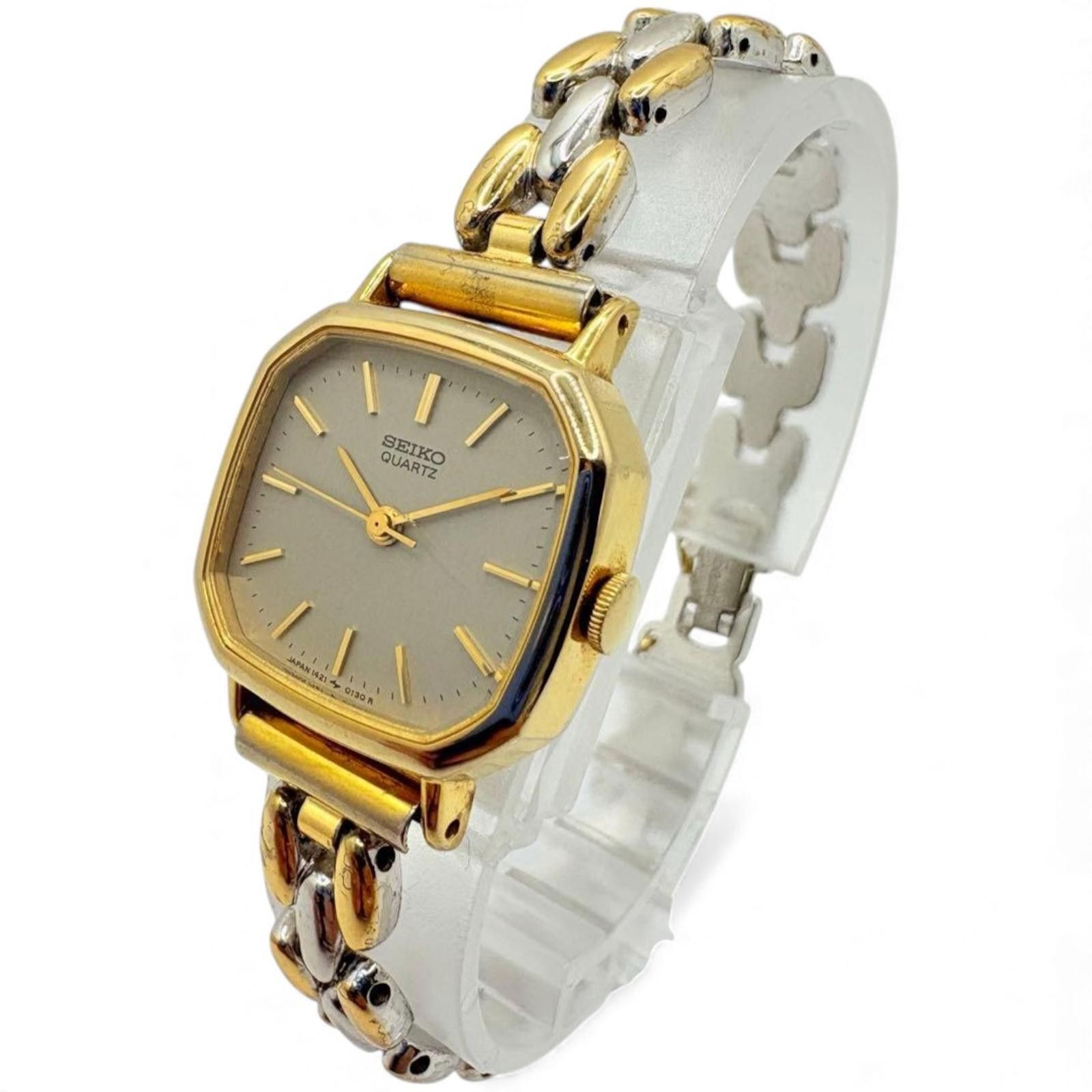 Seiko Seiko - Vintage Quartz Wristwatch Two-Tone Gold and Silver Size ONE SIZE - 1 Thumbnail