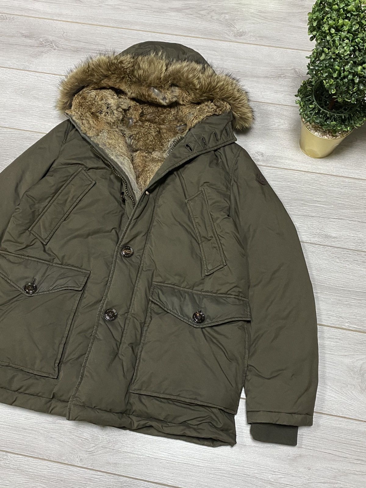 Moncler Moncler Chateaubriant rabbit fur coyote down puffer jacket Size US L / EU 52-54 / 3 - 18 Thumbnail