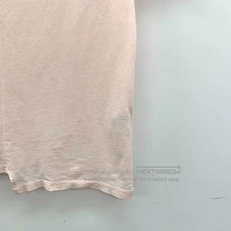 Loewe Loewe Light Pink Logo Embroidered Cotton Crewneck T-Shirt Size M / US 6-8 / IT 42-44 - 4 Thumbnail