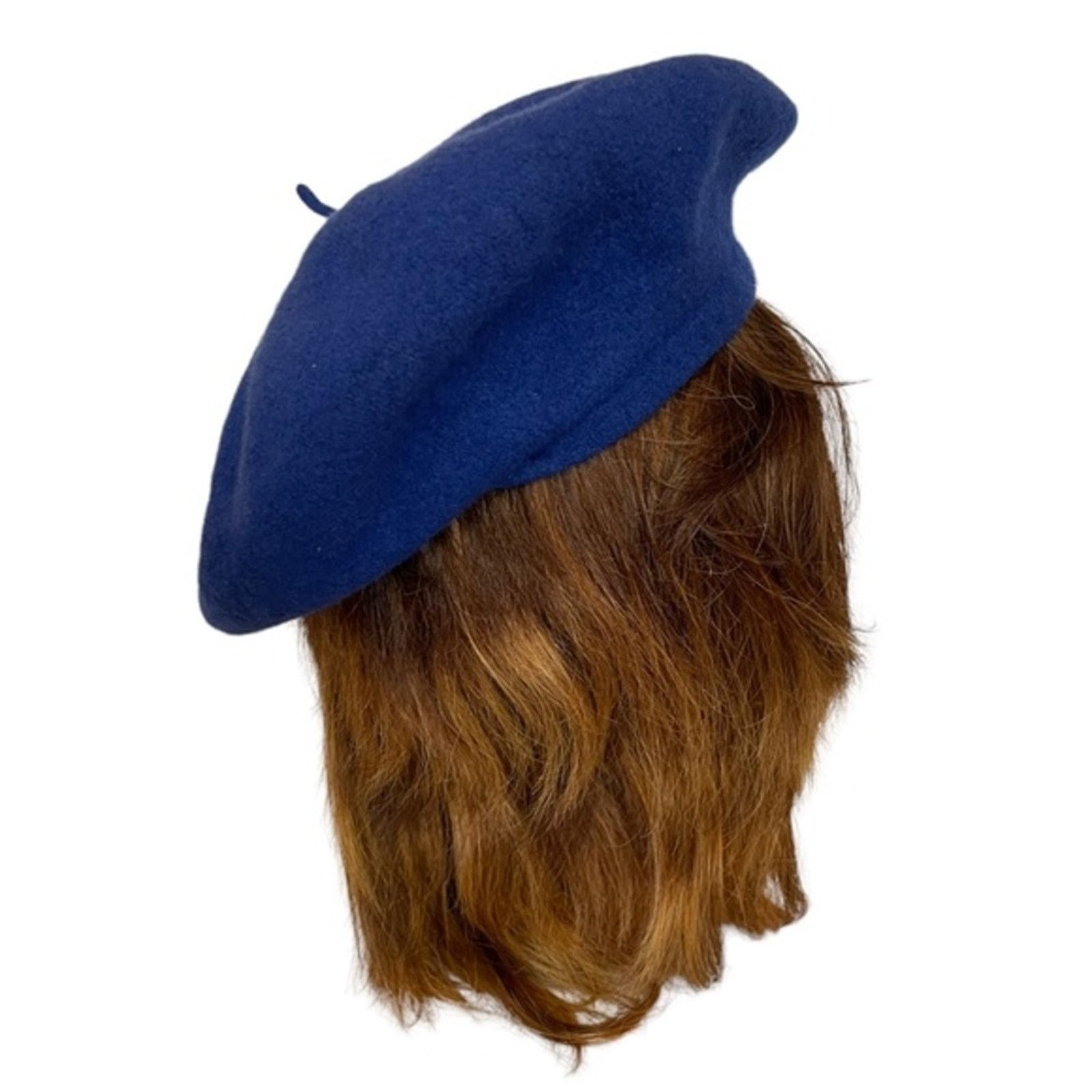 Vintage Vintage Aris Blue Lambswool Beret Size ONE SIZE - 9 Thumbnail