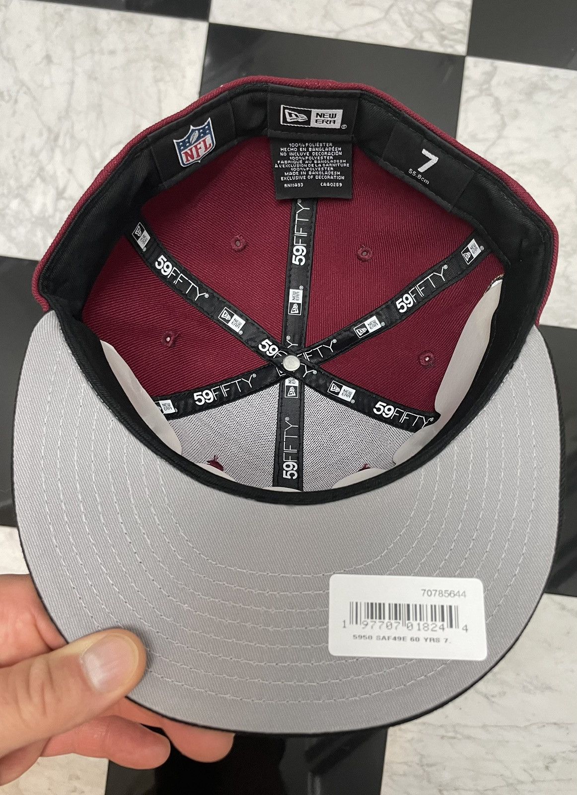 New Era 🔥 49ers fitted hat size 7 Size ONE SIZE - 5 Thumbnail