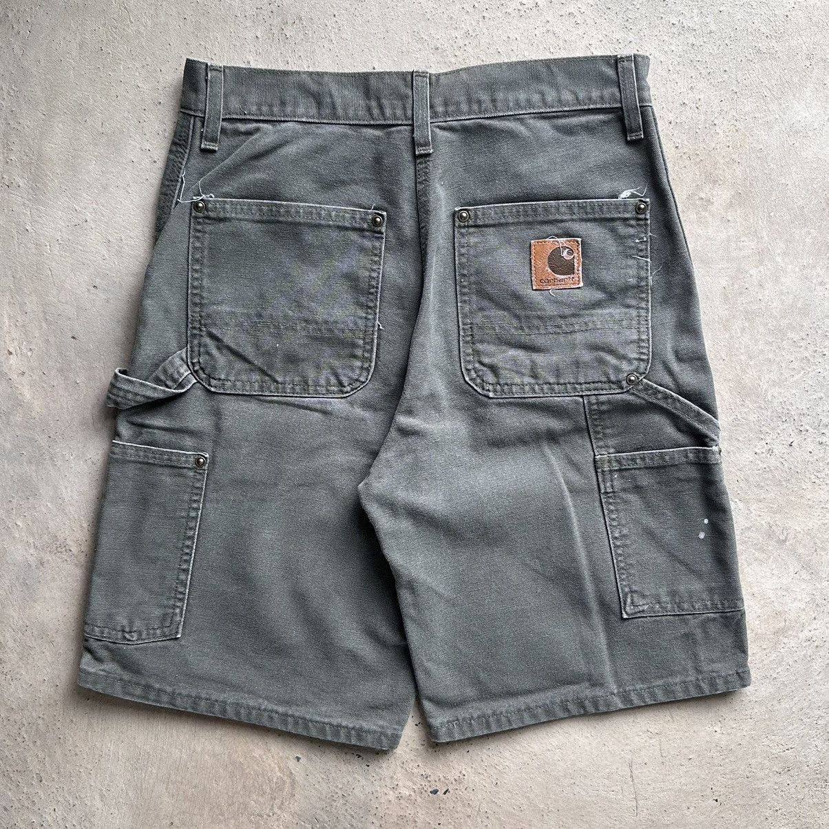 Carhartt (29x9.8) Rare!!! 00s Carhartt Double Knee B80 MOS Shorts Size US 29 - 1 Thumbnail