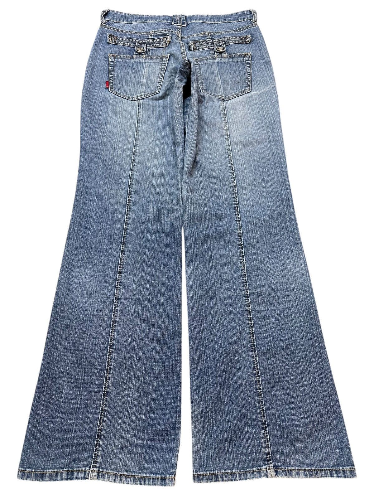 Japanese Brand Vintage Japanese Brand Faded Wash Avant Garde Baggy Jeans Size US 29 - 2 Thumbnail