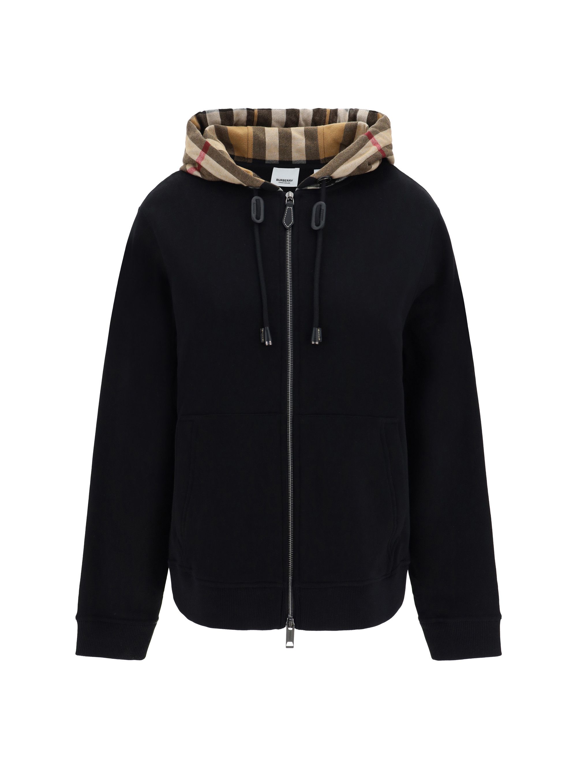 image of Burberry Willow Hoodie in Black, Women's (Size Small)