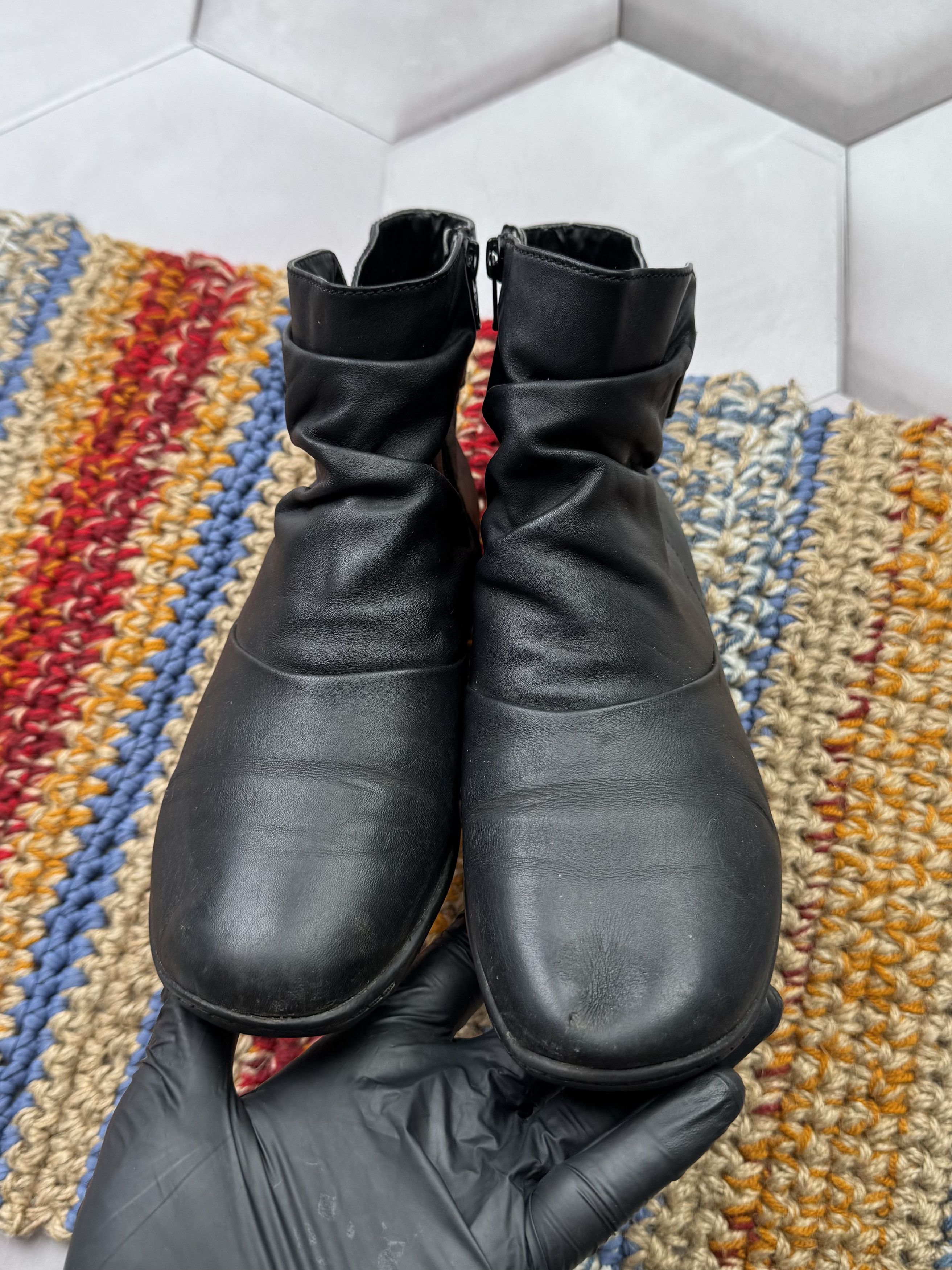 Hysteric Glamour Vintage Leather Boots With Straps Size US 7 / IT 37 - 7 Thumbnail